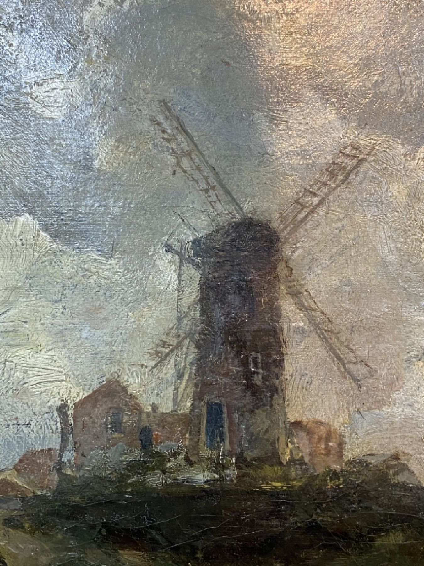 Detail f: Frans (Franciscus Arnoldus) Langeveld, 1877 Amsterdam-1939 Laren/Niederlande, Studium in Amsterdam, Mitglied der Larener Malerschule, ...