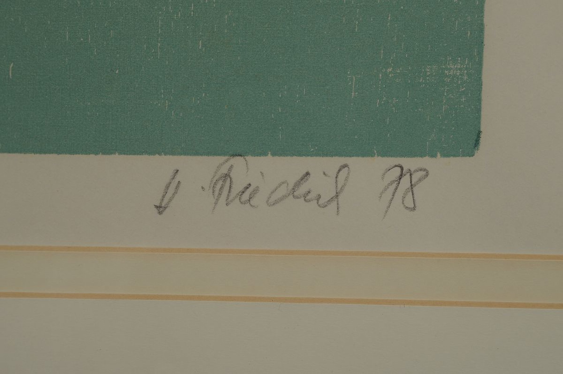 Detail a: Heinz Friedrich, 1924-2018 Schwetzingen, zwei Farbholzschnitte: Pfalz Landschaft, signiert und dat. 72, bez.: e.a., ca. 38x51cm, Pp, u.Gl., R. ca. ...
