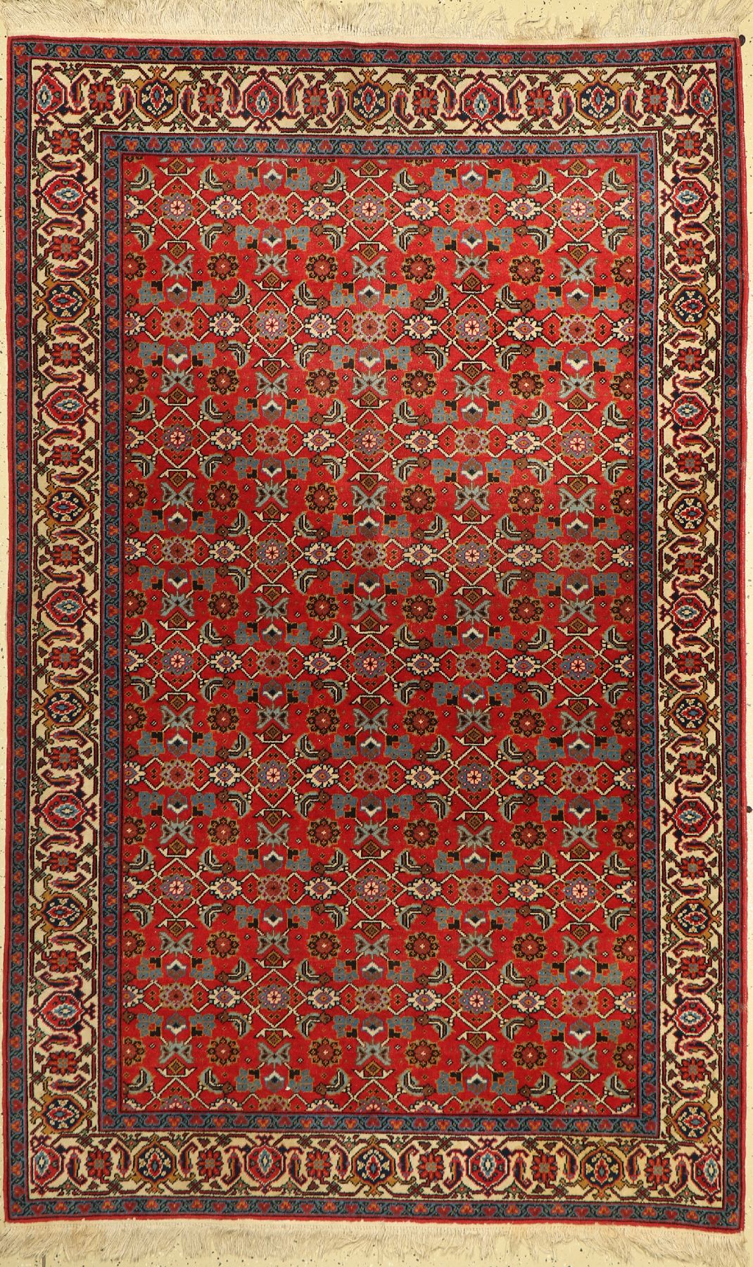 Täbriz, Rumänien, ca. 40 Jahre, Wolle auf Baumwolle, ca. 237 x 148 cm, EHZ: 2