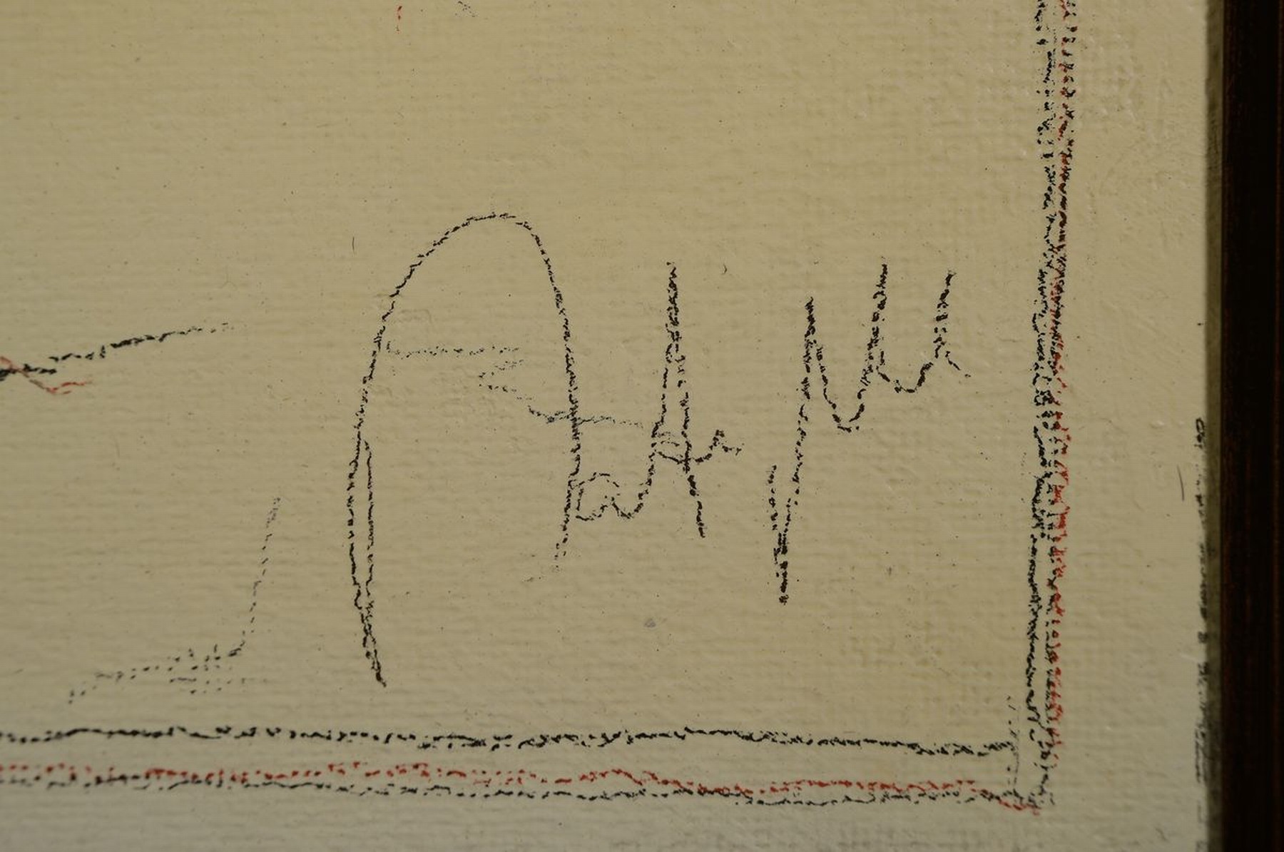 Detail a: Dieter Portugall, geb. 1952 Lahnstein, Studium an den Akademien Mainz und Düsseldorf,lebt und arbeitet in Koblenz, hier: Abstrakte Landschaft, ...