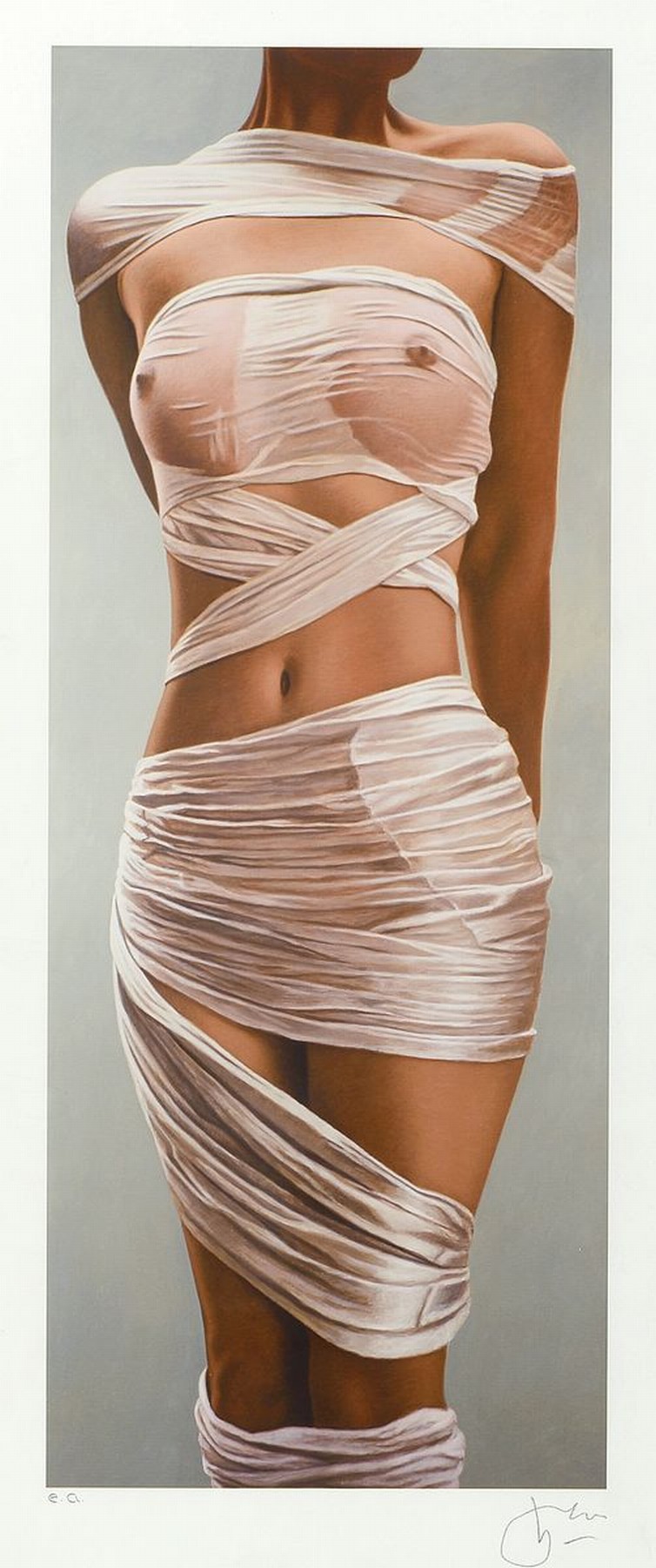 Willi Kissmer, 1951-2018, Farblithographie, handsigniert und bez.: e.a., ca. 55x21.5cm, PP, u.Gl., R. ca. 92x44cm