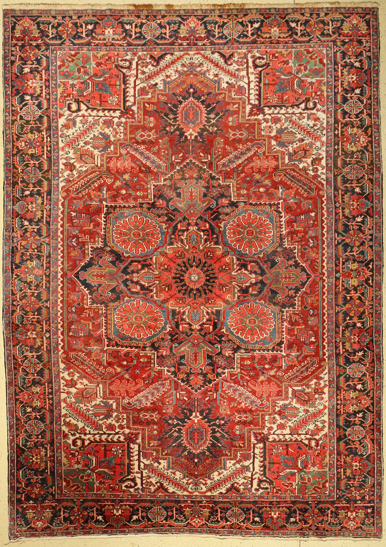 Heriz alt, Persien, um 1950, Wolle auf Baumwolle, ca. 400 x 285 cm, EHZ: 3