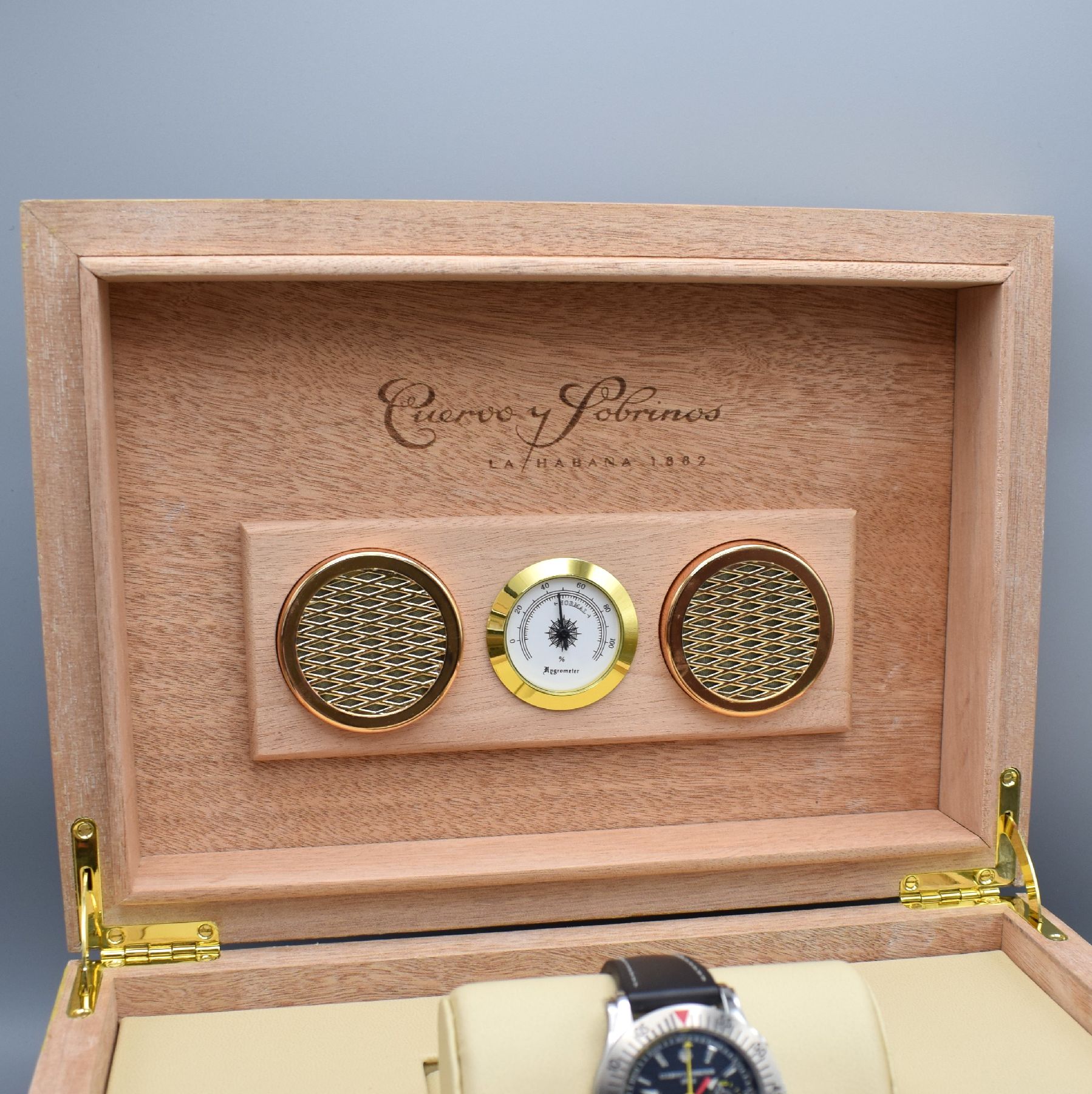 Detail g: CUERVO Y SOBRINOS Herrenarmbanduhr mit Chronograph "Robusto Chronometa Racing" Ref. 2175, Schweiz um 2010, Automatik, beids. vergl. ...