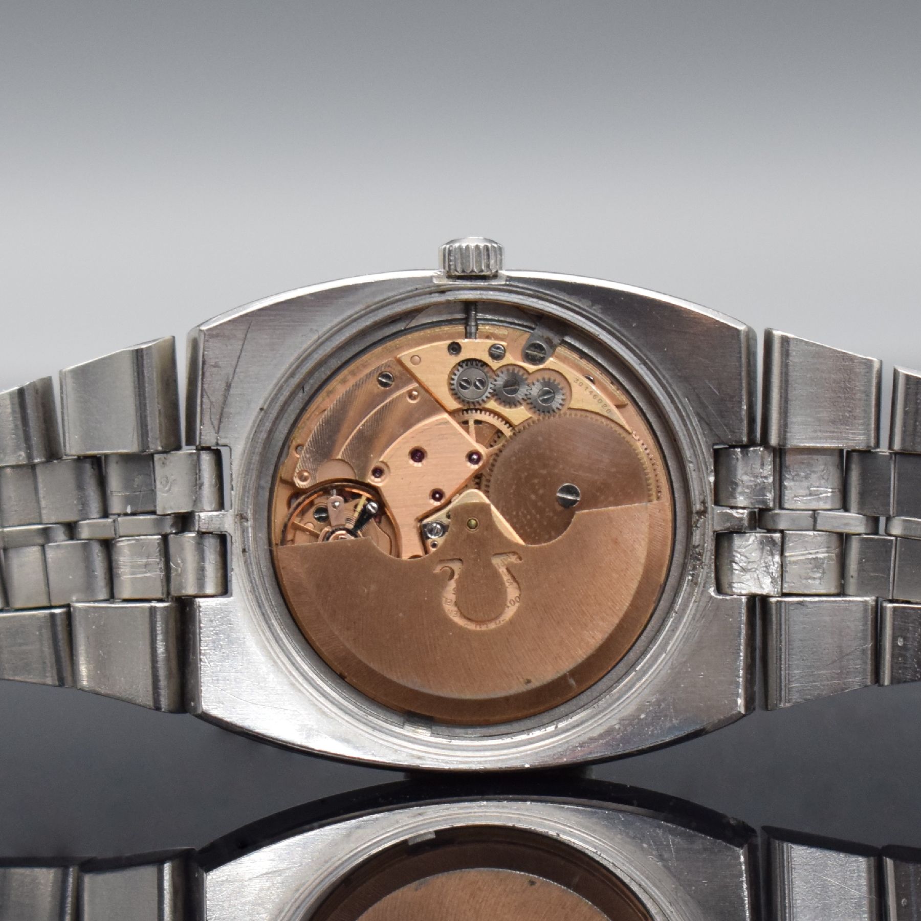 Detail g: Omega Constellation Chronometer Herrenarmbanduhr, Schweiz um 1969, Automatik, Ref. 166.066-168.046, Edelstahlgeh. inkl. orig. Gliederband m. ...