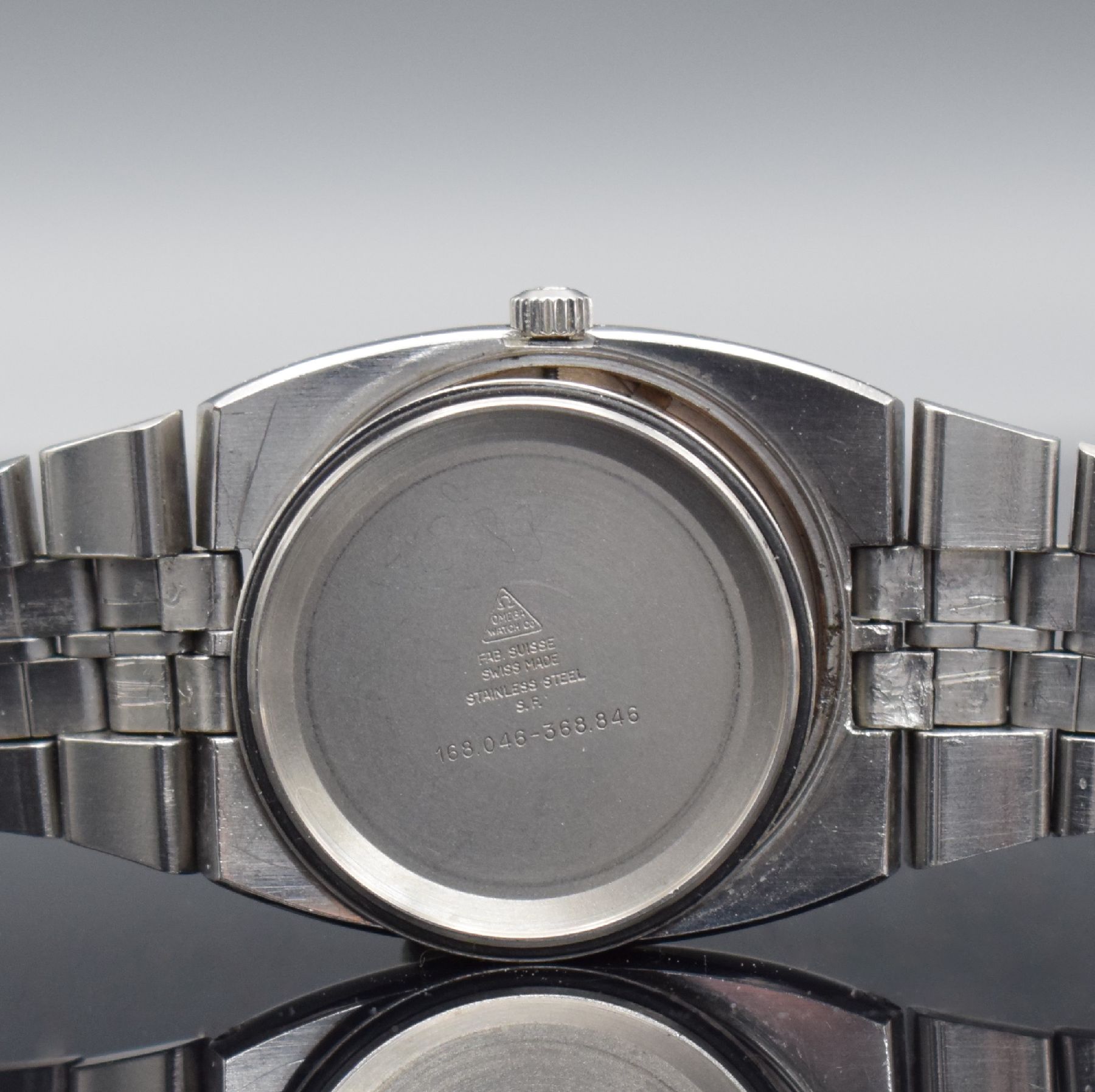Detail i: Omega Constellation Chronometer Herrenarmbanduhr, Schweiz um 1969, Automatik, Ref. 166.066-168.046, Edelstahlgeh. inkl. orig. Gliederband m. ...