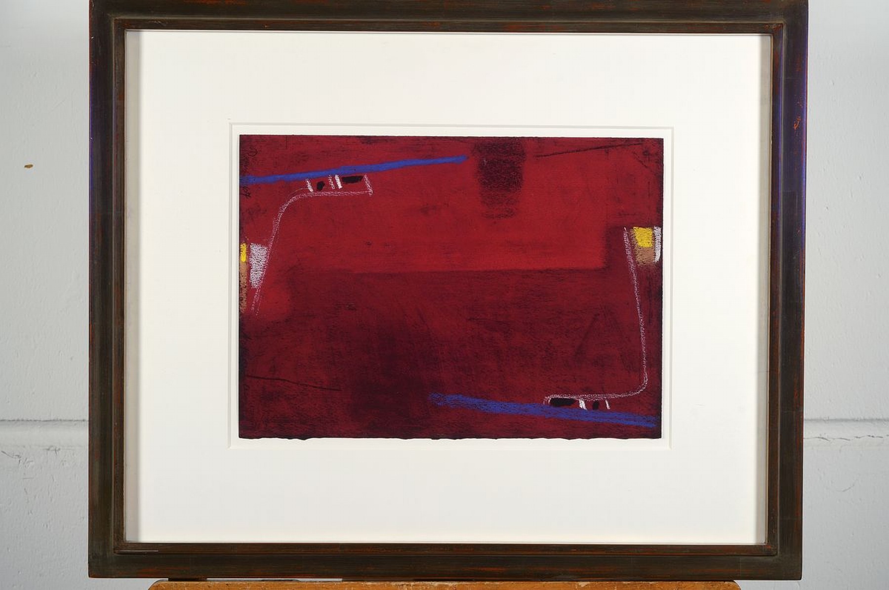 Detail k: Max Ackermann, 1887 Berlin-1975 Bad Liebenzelle, Farbige Pastellkreide auf Papier, rechts unten sign.,links datiert 64 und betitelt "Rom", ...