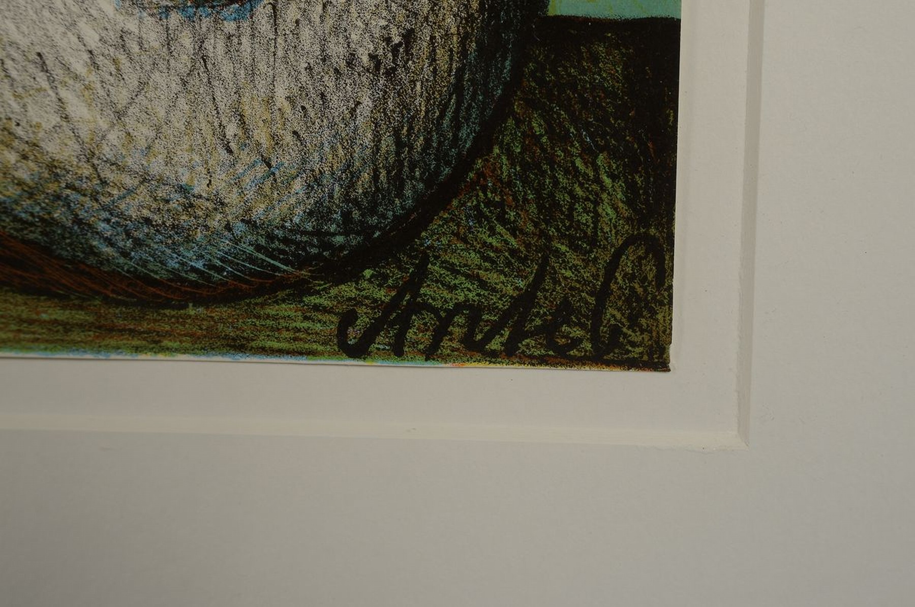 Detail a: Konvolut aus 2 Werken, Horst Antes, geb. 1936, Schwarz, Weiß gefleckte Figur, Olympia, Plakat, sign., Paul Wunderlich, 1927-2010, Plakat, Olympia, ...
