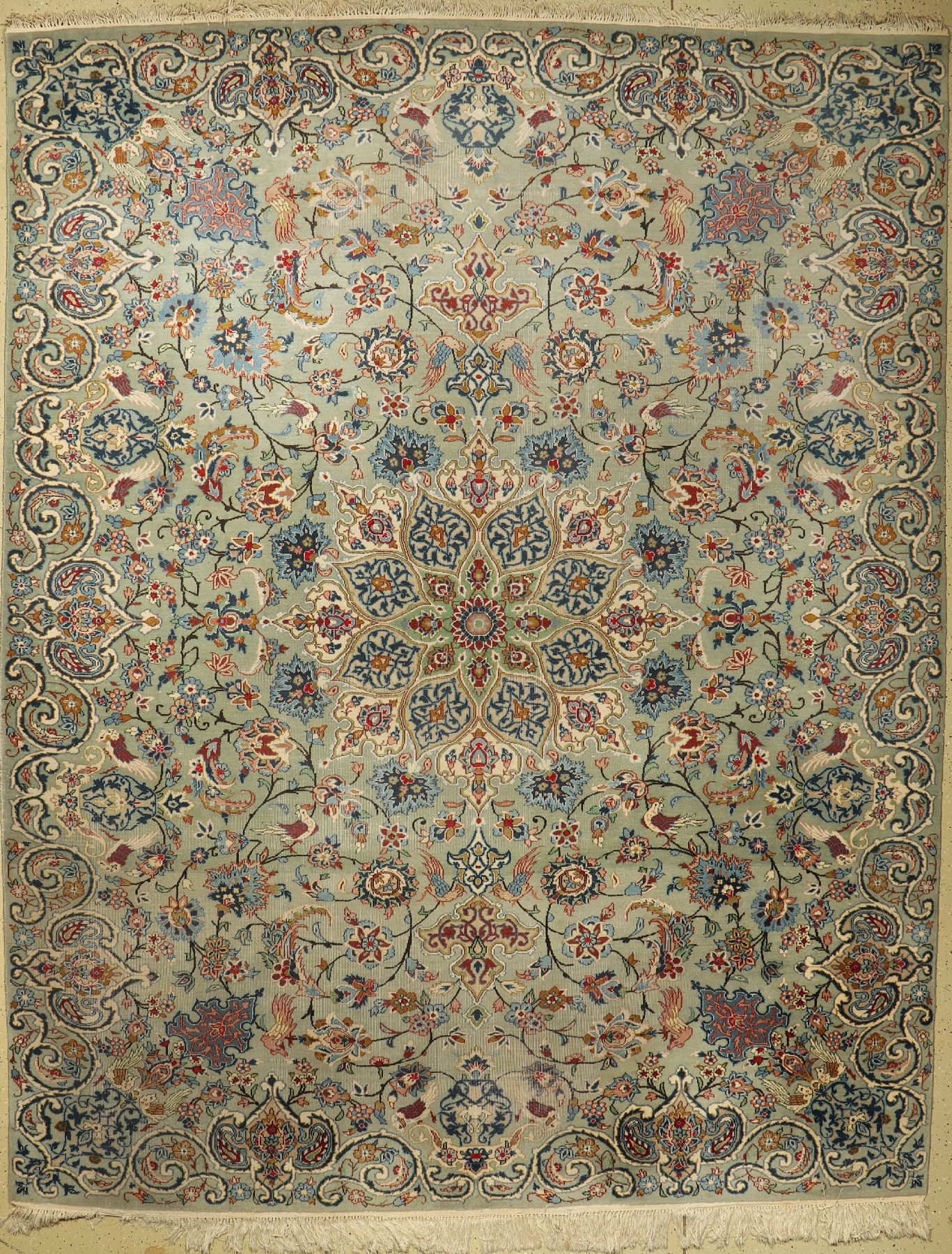 Keschan alt, Persien, ca. 60 Jahre, Wolle auf Baumwolle, ca. 358 x 286 cm, EHZ: 4-5