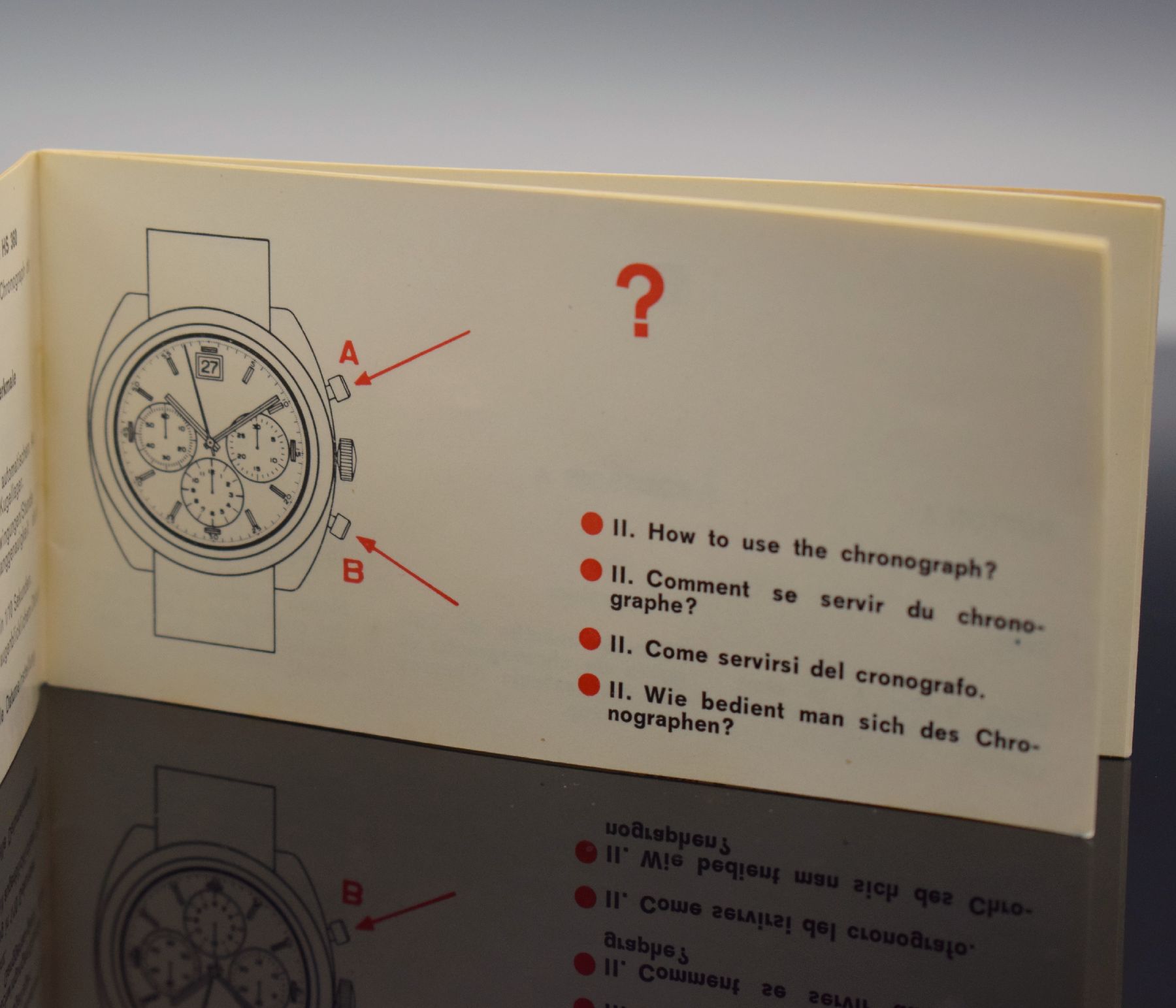 Detail k: MOVADO Datron HS 360 SUB-SEA Schaltradchronograph in GG 585/000, Automatik, Schweiz um 1970, Boden verschr., gold. Zifferbl. m. späterer Tiffany & ...