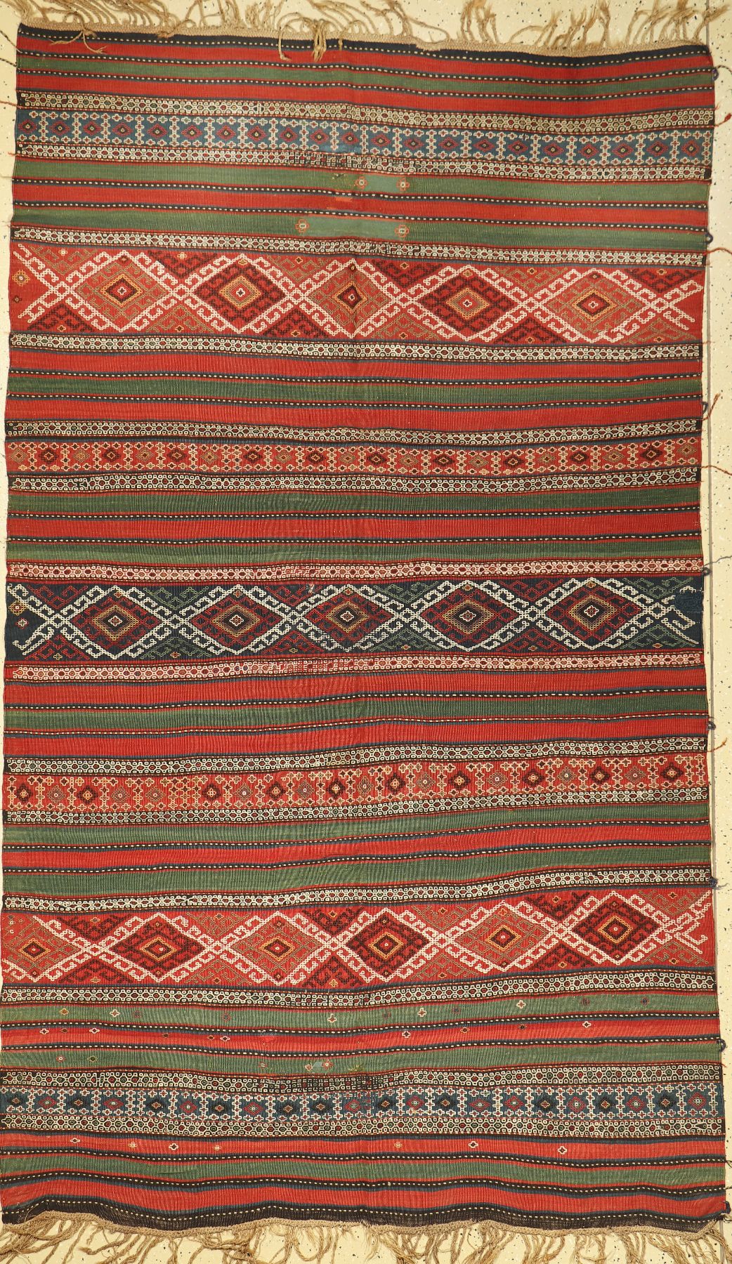 Armenische Kelim antik, um 1900, Wolle auf Wolle, ca. 250 x 147 cm, EHZ: 3