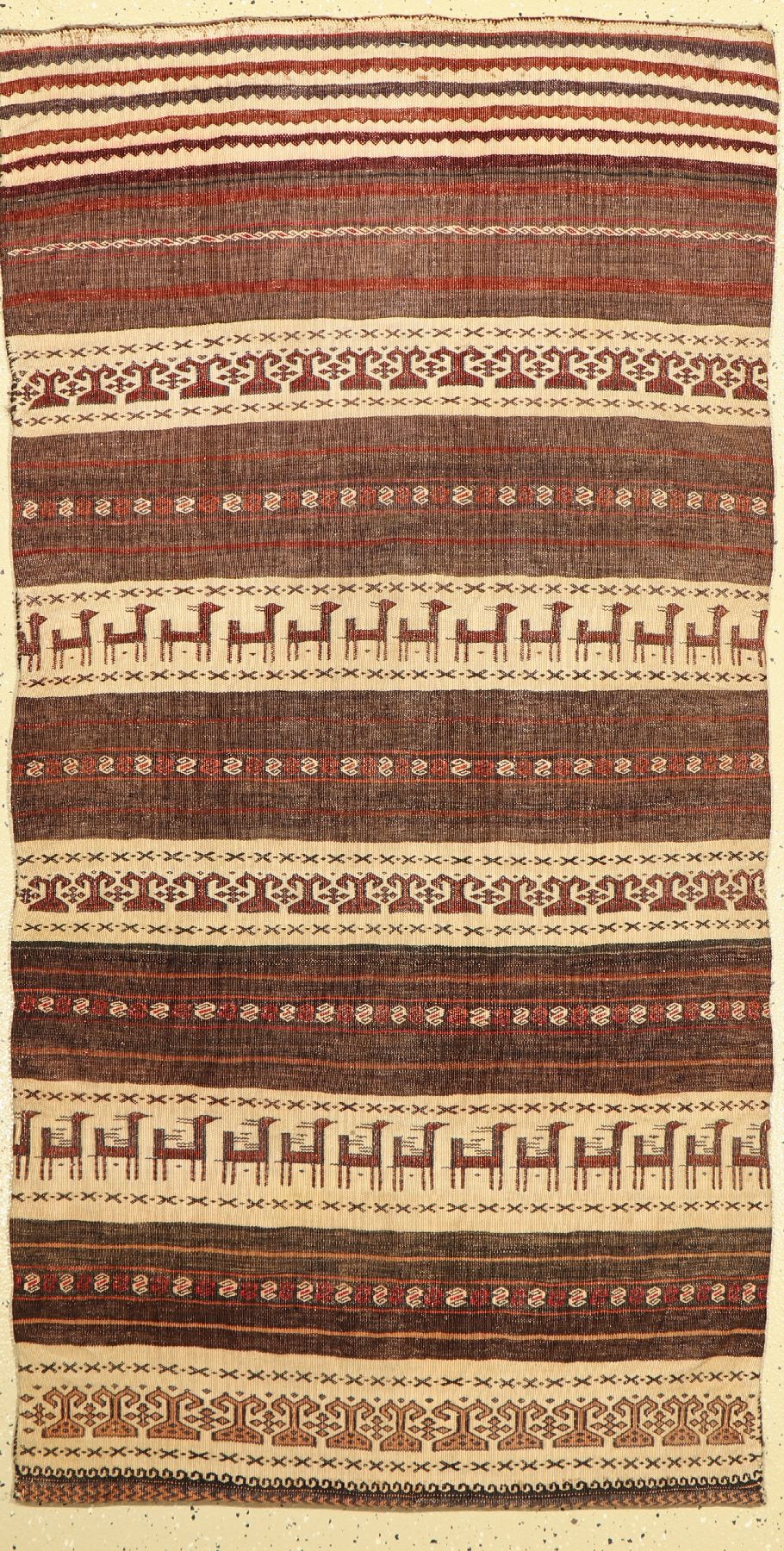 Belutsch Kelim (Tasche), Persien, um 1930, Wolle auf Wolle, ca. 160 x 85 cm, EHZ: 2-3