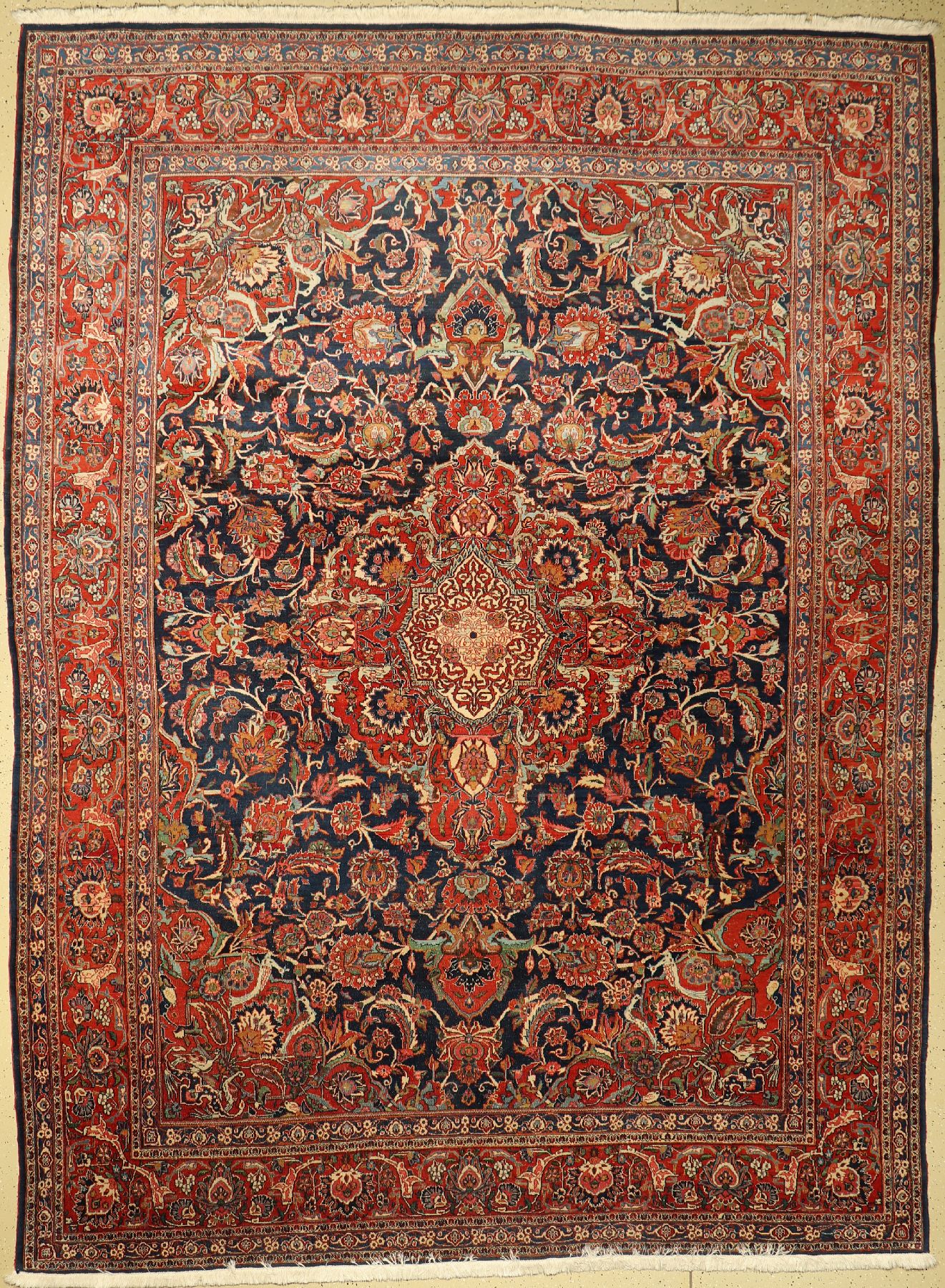 Keschan Kork fein, Persien, um 1930, Korkwolle, ca. 360 x 268 cm, EHZ: 3