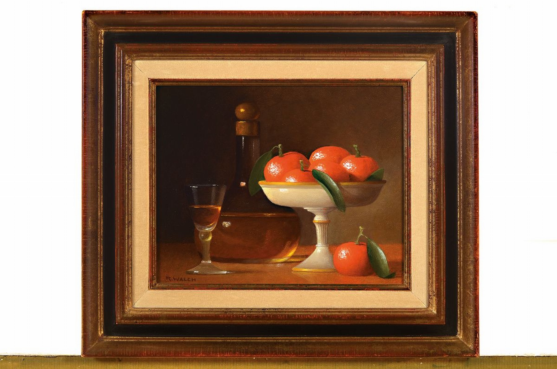 Detail k: René Walch, geb. 1935, Öl/Lwd, zwei Stillleben, signiert, ca. 16 x 24.5 cm bzw. 22 x 27 cm, beide gerahmt
