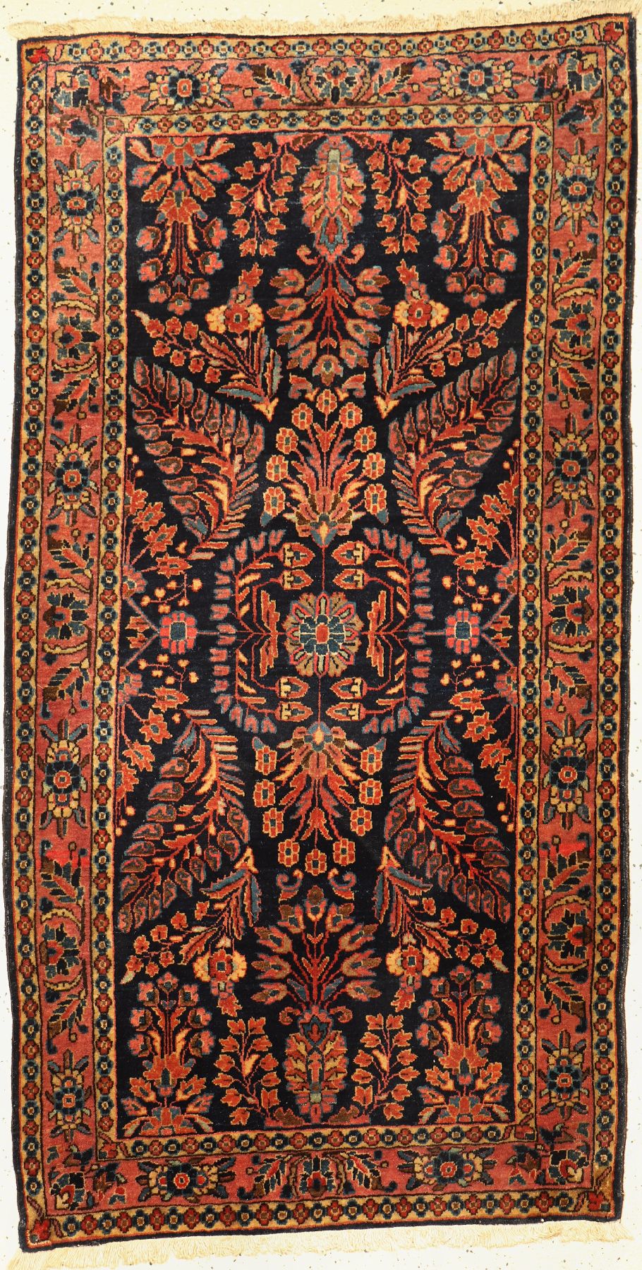 Sarogh Mohajeran fein antik, Persien, um 1920, Korkwolle, ca. 155 x 80 cm, EHZ: 2, (gereinigt)