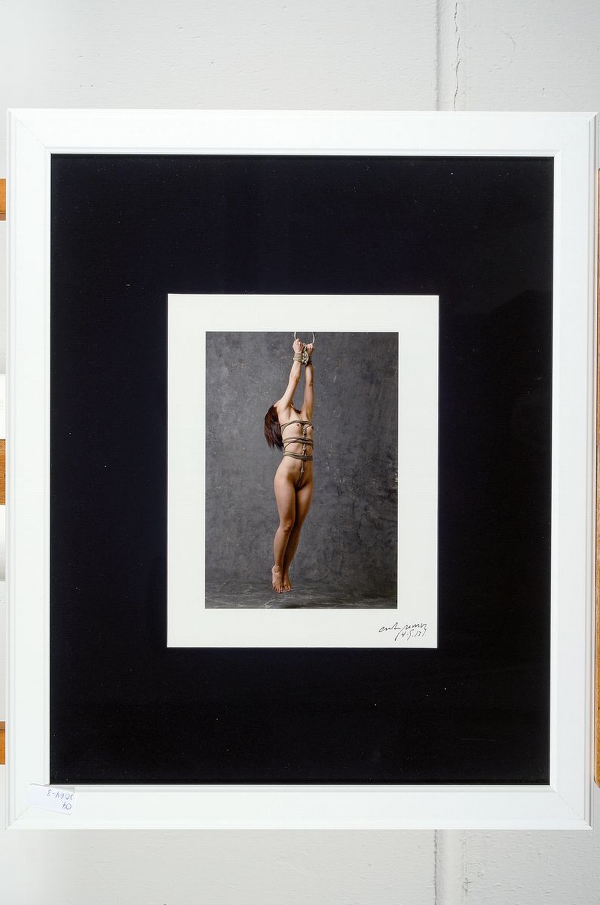 Detail k: Craig Morey, geb. 1952 Fort Wayne/USA, Aktfotografie, handsigniert,rückseitig mit Zertifikat, PP., unter Glas, Rahmen, ca. 56 x 46 cm, dat.