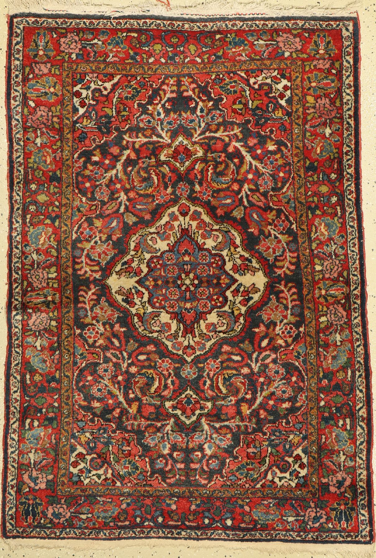 Hamadan alt, Persien, ca. 60 Jahre, Wolle auf Baumwolle, ca. 154 x 105 cm, EHZ: 2