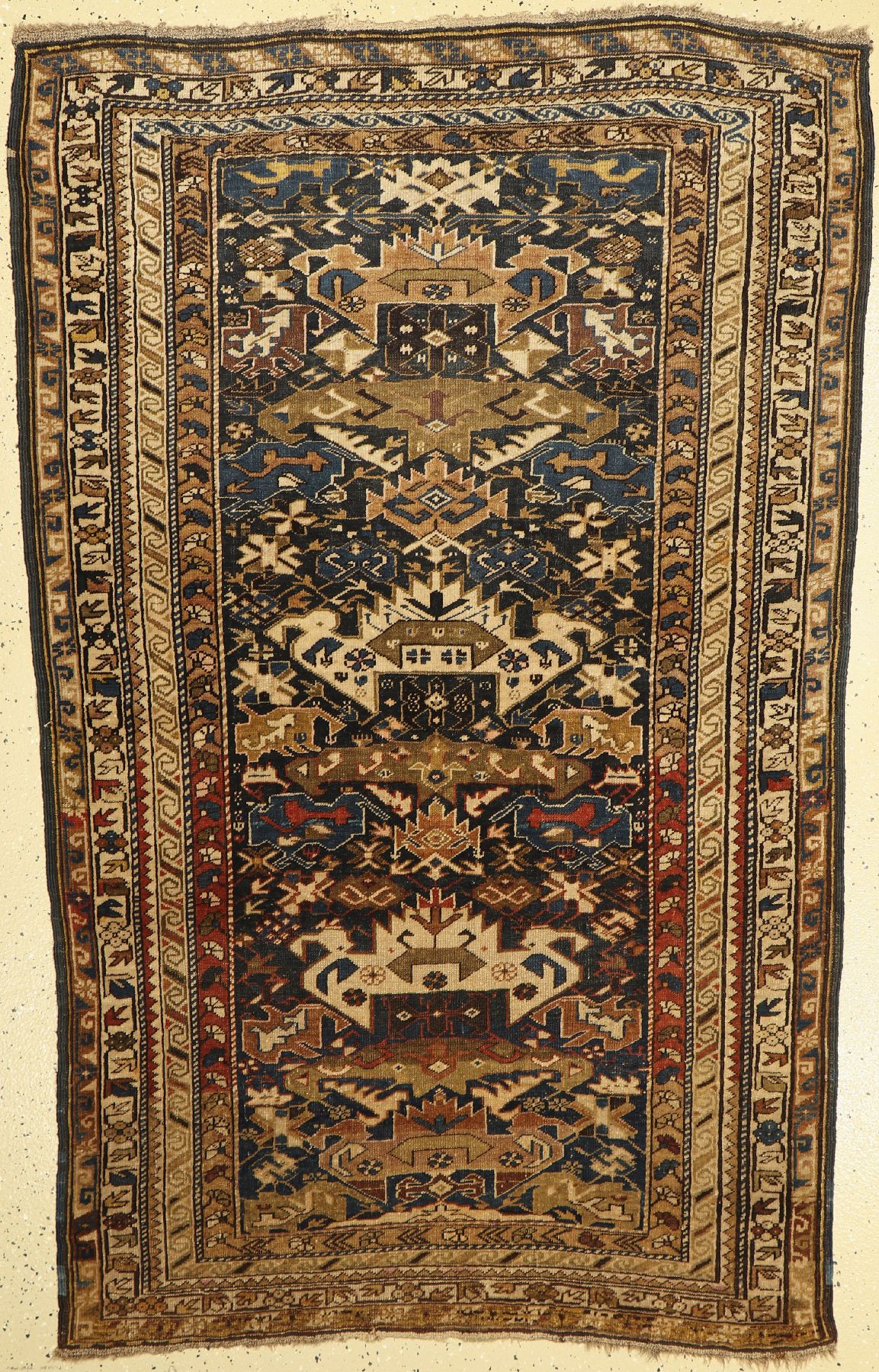 Shirvan antik, Kaukasus, Ende 19.Jhd, Wolleauf Wolle, ca. 185 x 119 cm, EHZ: 3