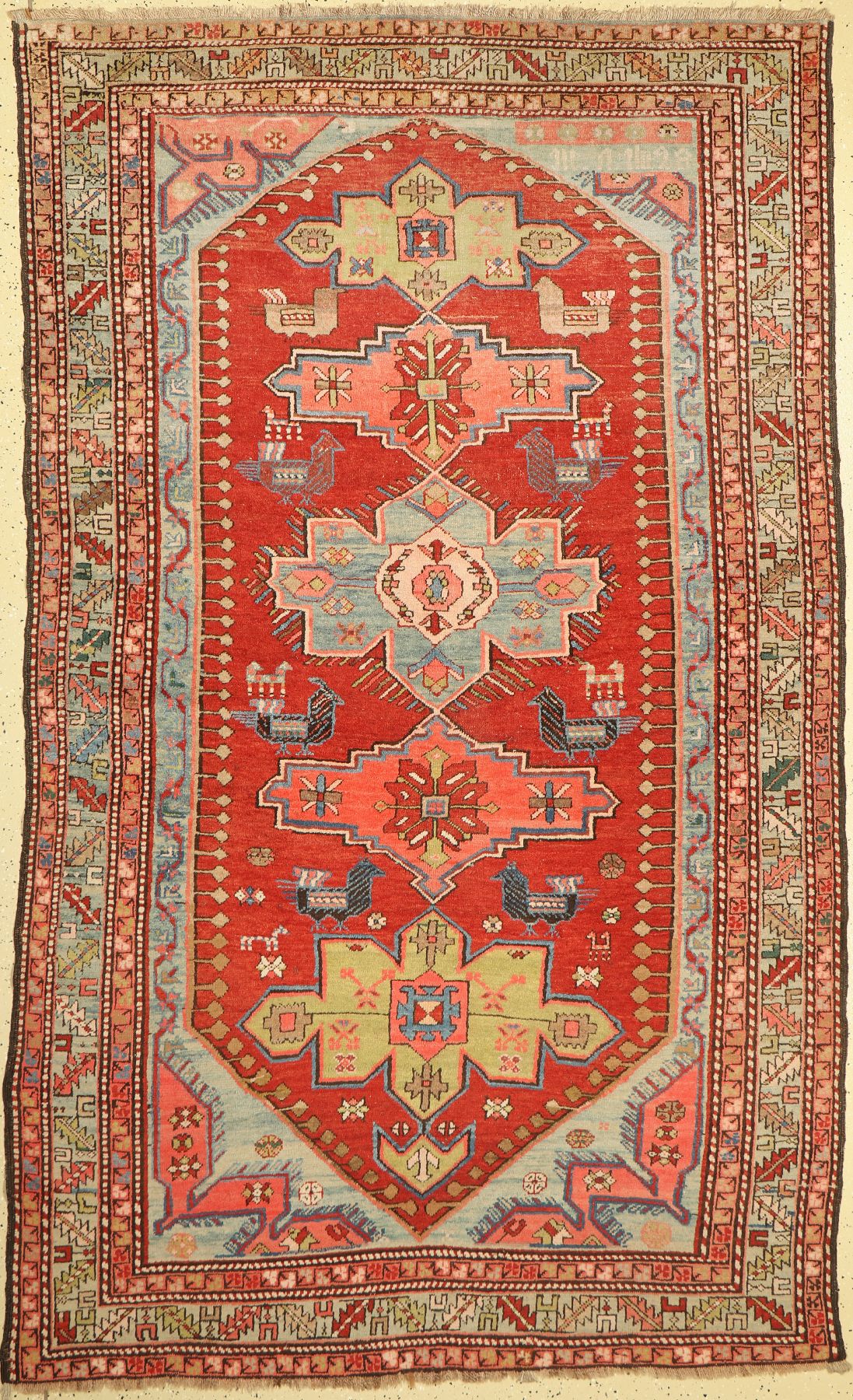Kazak alt, Kaukasus, um 1930, Wolle auf Wolle, ca. 250 x 155 cm, EHZ: 3