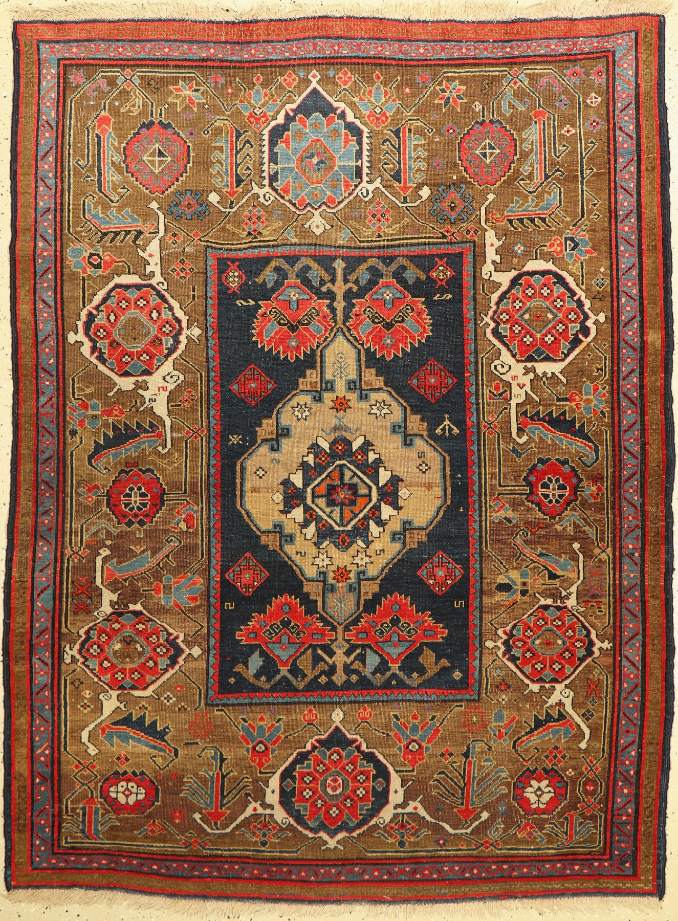 Kazak antik, Kaukasus, um 1910, Wolle auf Wolle, ca. 178 x 135 cm, EHZ: 3