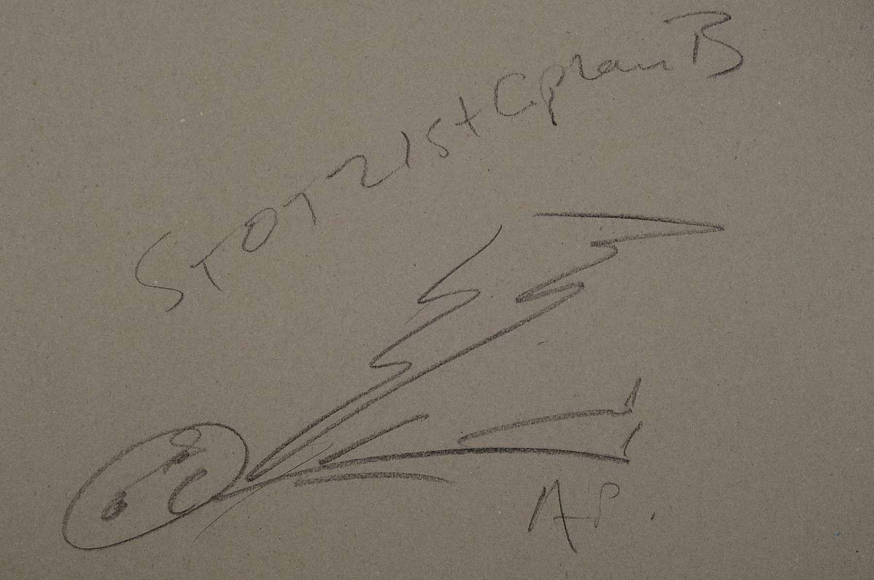 Detail a: NOT BY BANKSY BY NOT NOT BANKSY, (Stot21STCplanB), "hear not, see not, think not," Siebdruck, verso sign., num. A.p. leichte knicke, ca. ...