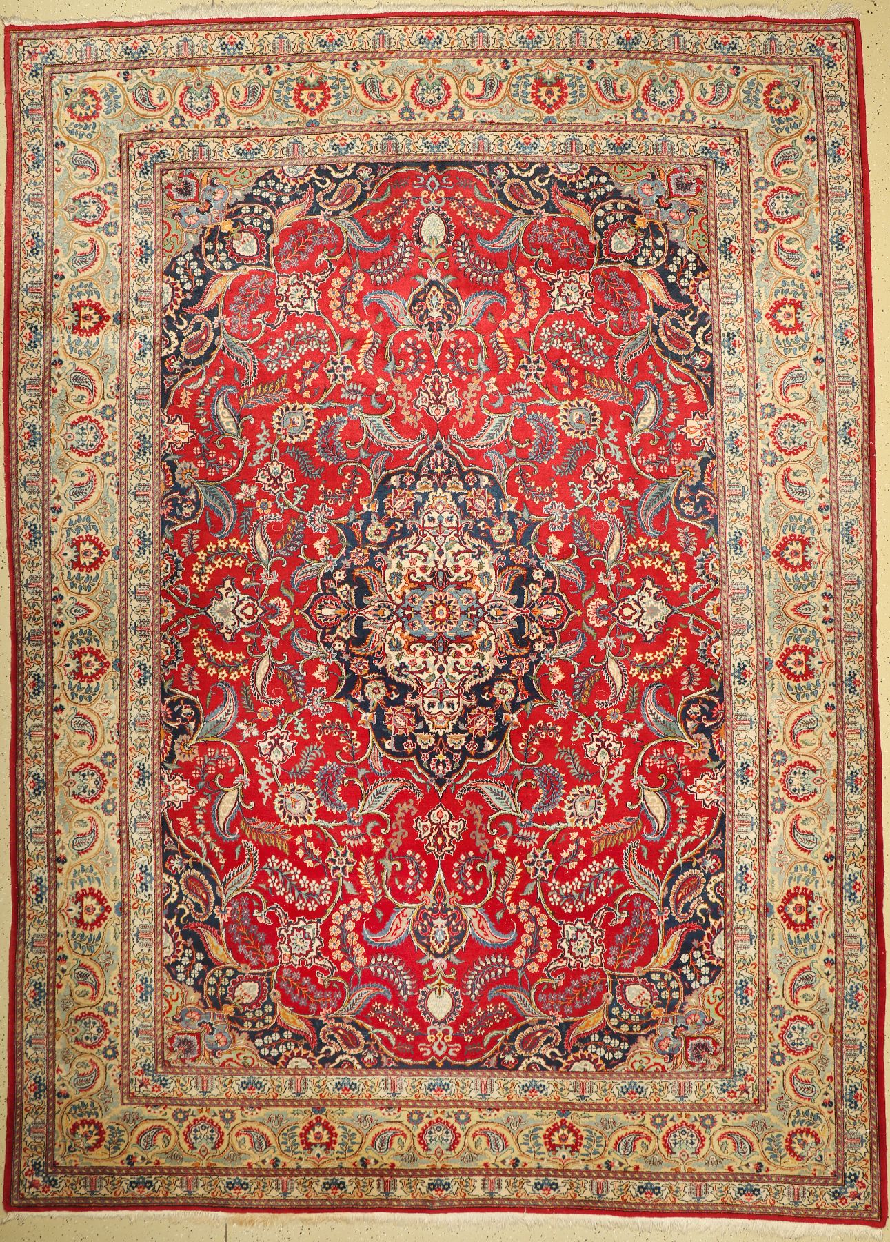 Keschan alt, Persien, um 1950, Wolle auf Baumwolle, ca. 390 x 280 cm, EHZ: 2