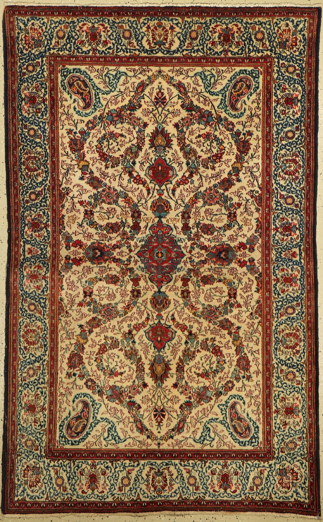 Keschan alt, Persien, um 1940, Wolle auf Baumwolle, ca. 207 x 130 cm, EHZ: 3, (gereinigt)