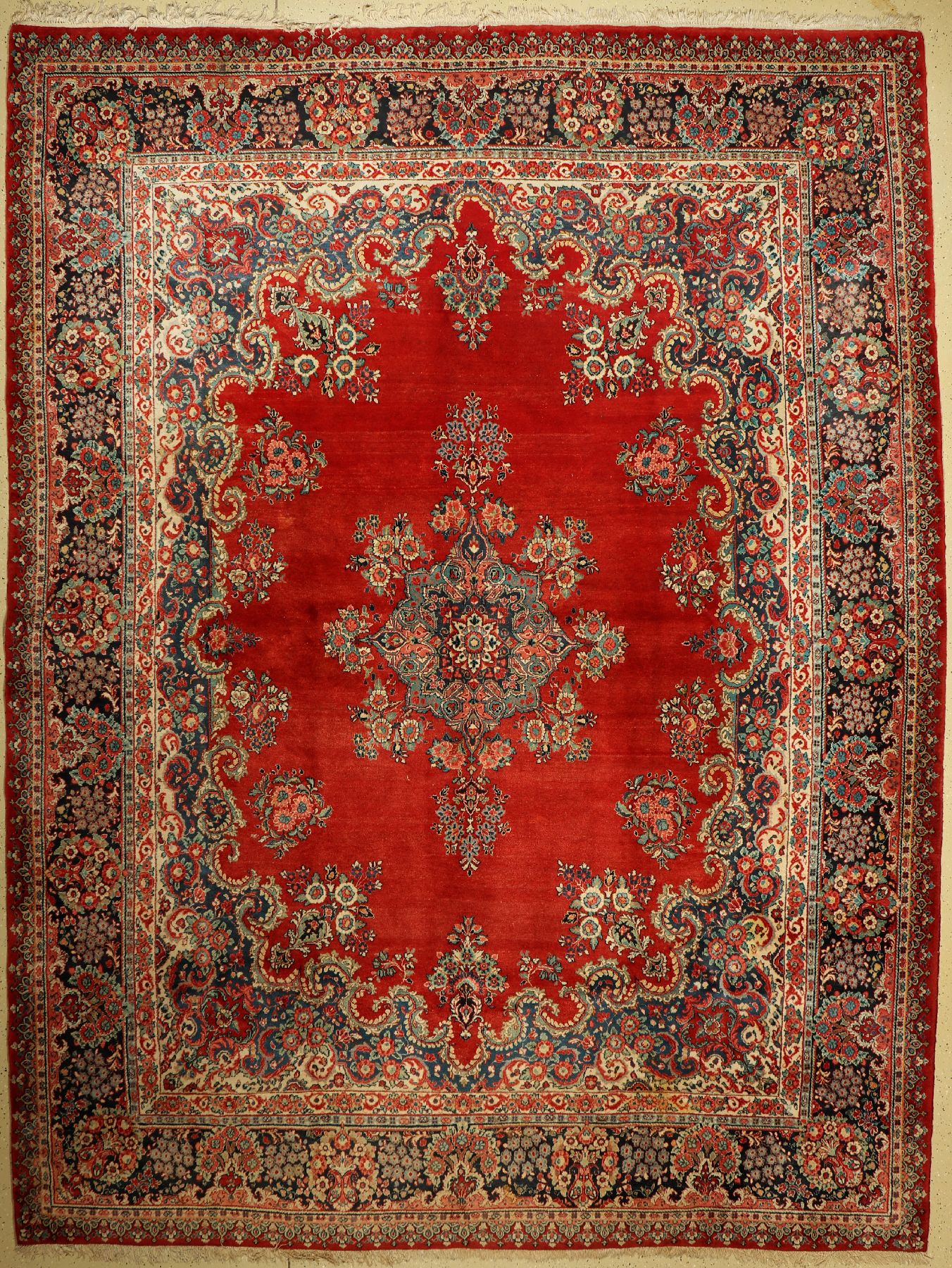 Sarogh alt, Persien, um 1940, Wolle auf Baumwolle, ca. 420 x 320 cm, EHZ: 2