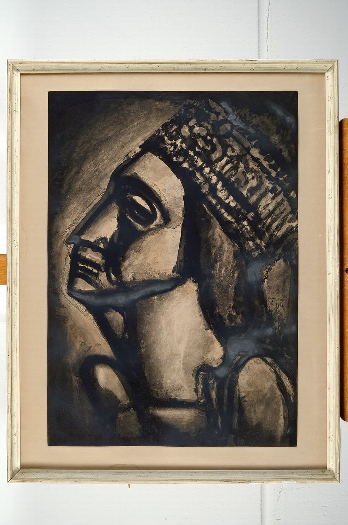 Detail k: Georges Rouault, 1871-1958, Miserere Notre Dame, Lithographie von 1926, ca. 58x40cm, PP, u.Gl., R. ca. 68x53cm