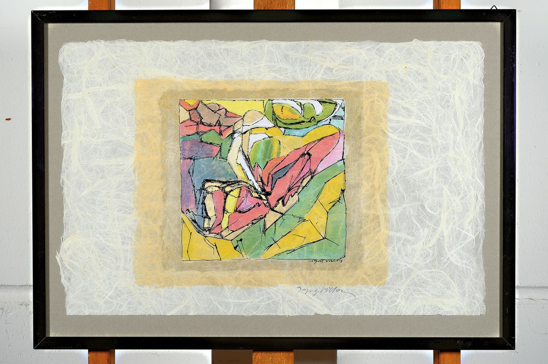 Detail k: Jacques Villon, 1875 Damville - 1963 Paris, französischer Maler und Grafiker. Lithographie auf handgeschöpftem Papier, re. u. im Druck signiert und ...