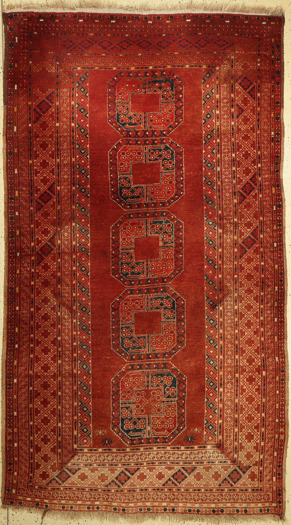 Ersari alt, Afghanistan, um 1930, Wolle aufWolle, ca. 250 x 142 cm, EHZ: 3