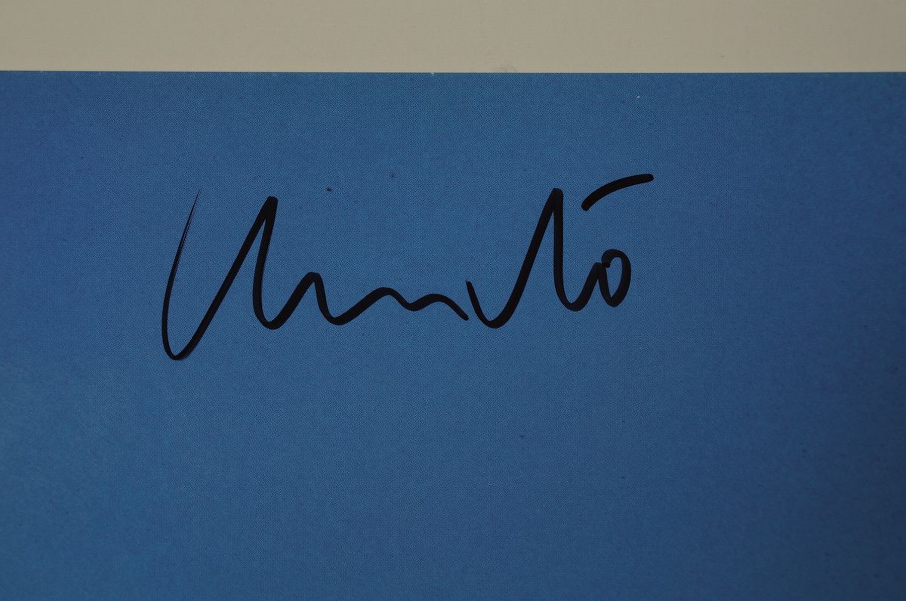 Detail a: Christo, geb. 1935, "The Umbrellas", Poligrafa 1991, Offsetlitho, handsign., ca. 99x50 cm