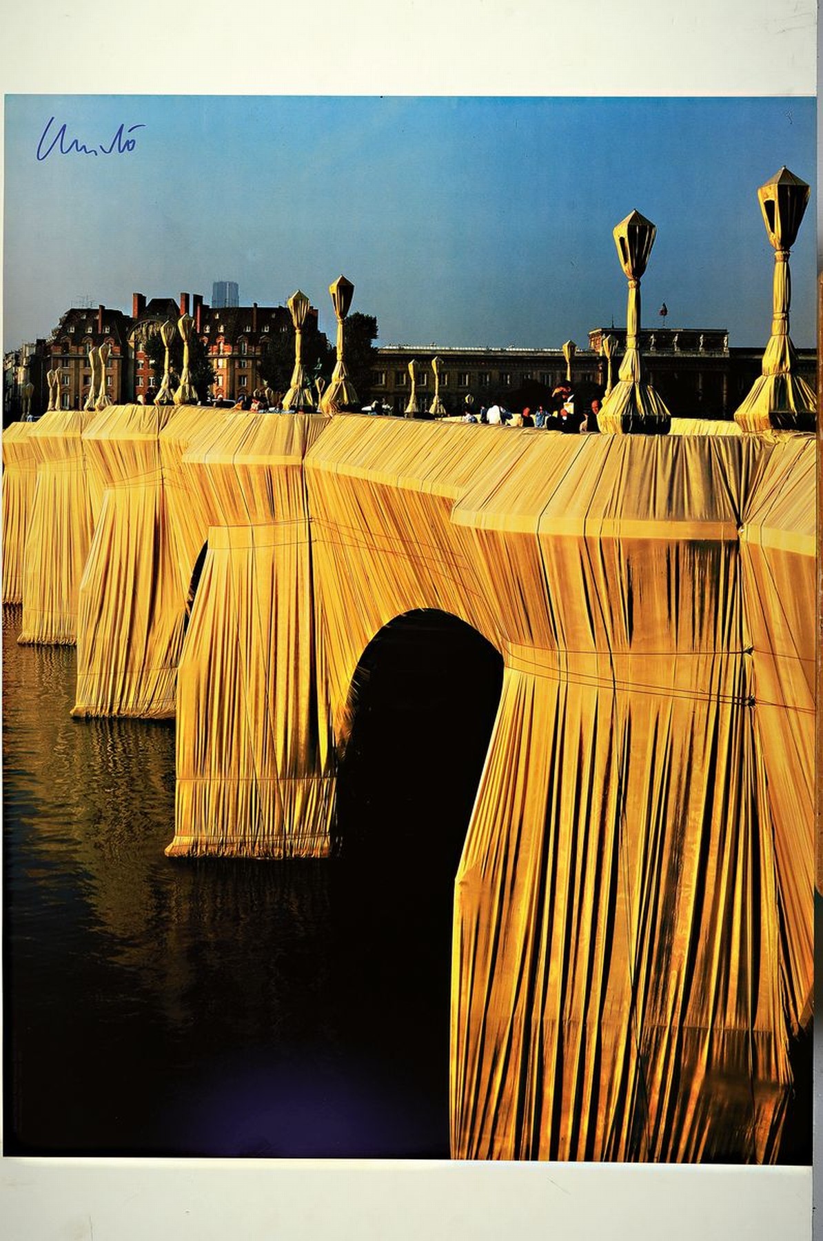 Detail k: Christo, geb. 1935, "The Pont Neuf Wrapped" , Poligrafa 1985, handsign., ca. 84x64 cm