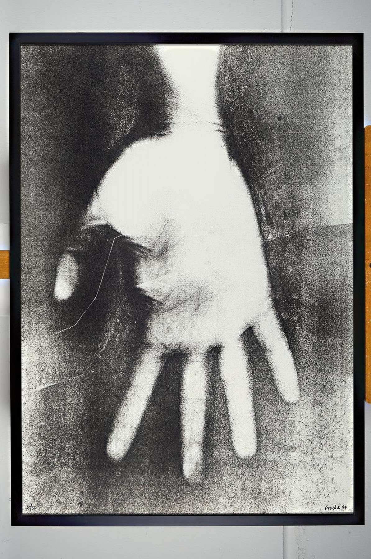 Detail k: Rosemarie Trockel, geb. 1952, Projekt Flagge zeigen, 1994, Siebdruck, 30/35, handsigniert, dat. 94, 84 x 59.5 cm, Rahmen: 87 x 63 cm