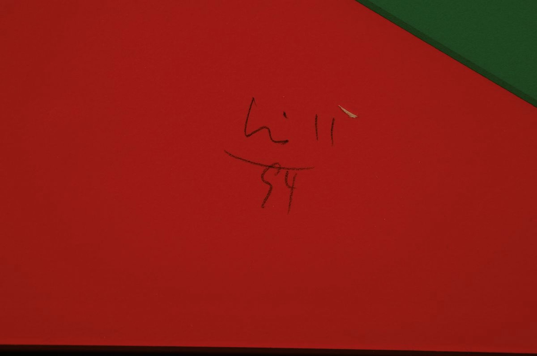 Detail a: Max Bill, 1908 - 1994, Serigraphie auf Karton, kleine Auflage, num. 32/35, aus 1994, Blattgr. 84 x 59.5 cm, unter Glas, Rahmen ca. 87 x 63 cm