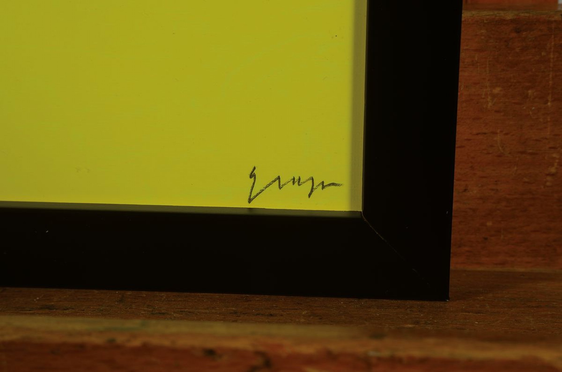 Detail a: Ruprecht Geiger, 1908 - 2009, Serigraphie mit kl. Auflage, num. 30/35, handsigniert, ca. 84 x 59.5 cm, unter Glas, Rahmen ca. 87 x 63 cm