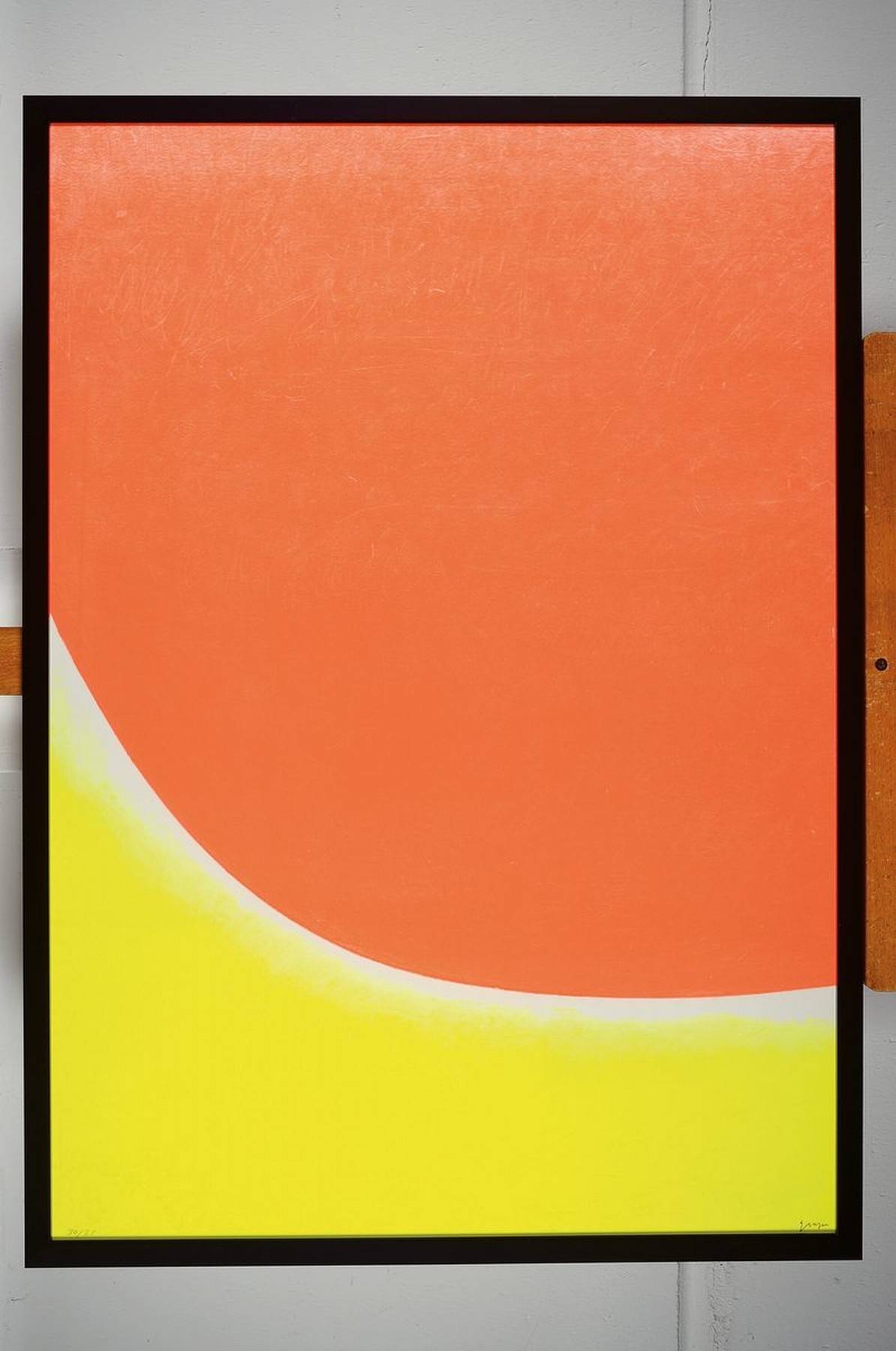 Detail k: Ruprecht Geiger, 1908 - 2009, Serigraphie mit kl. Auflage, num. 30/35, handsigniert, ca. 84 x 59.5 cm, unter Glas, Rahmen ca. 87 x 63 cm