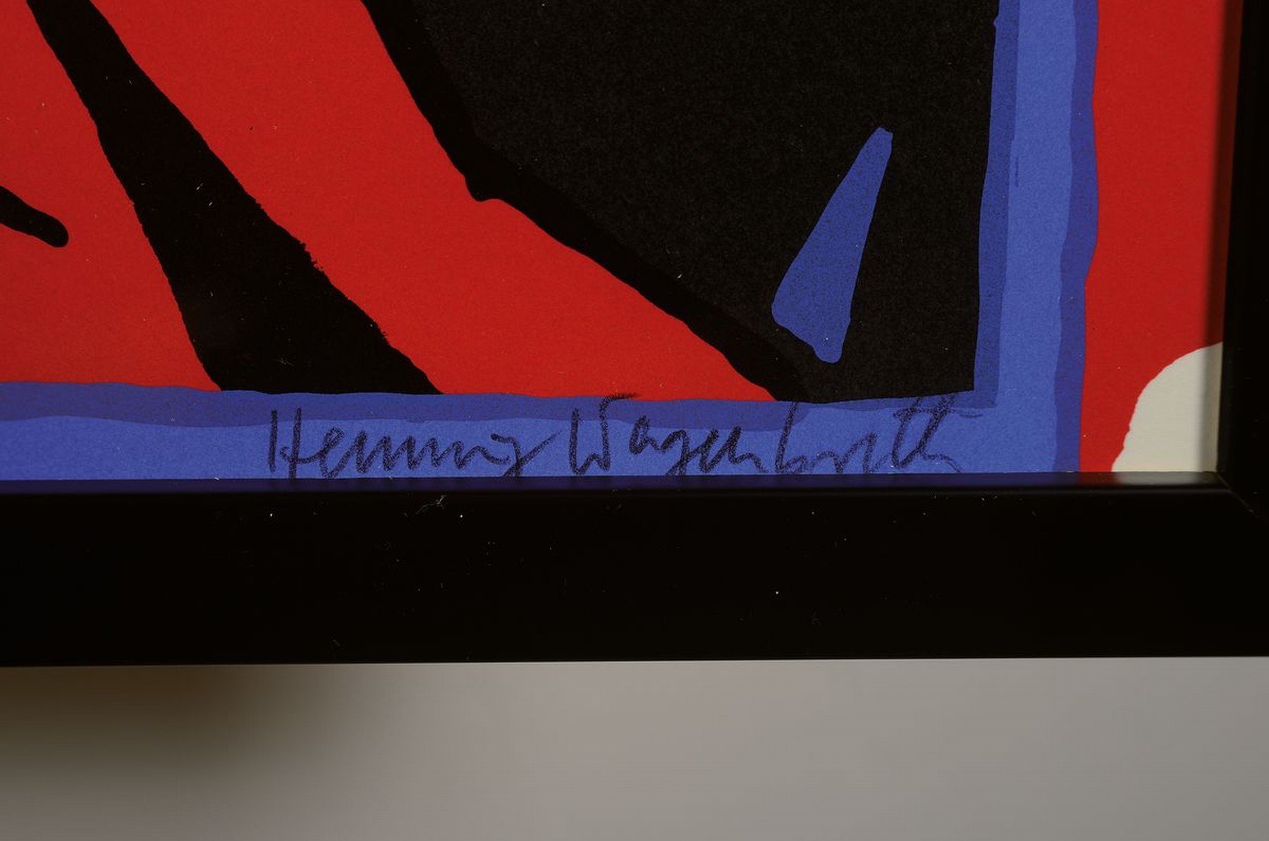 Detail a: Henning Wagenbreth, geb. 1962, glühende Zukunft, Farbserigraphie auf dickem Karton, handsigniert, num. 30/35, aus 1995, ca. 59.4 x 84 cm, unter ...