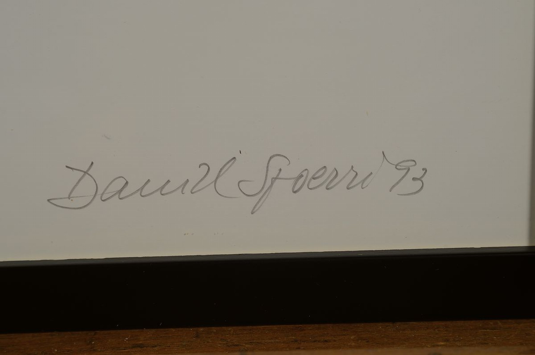 Detail a: Daniel Spoerri, geb. 1930 in Galati/Rumänien, schweizer bildender Künstler, Tänzer und Regisseur, Mitbegründer der Künstlergruppe Nouveau ...
