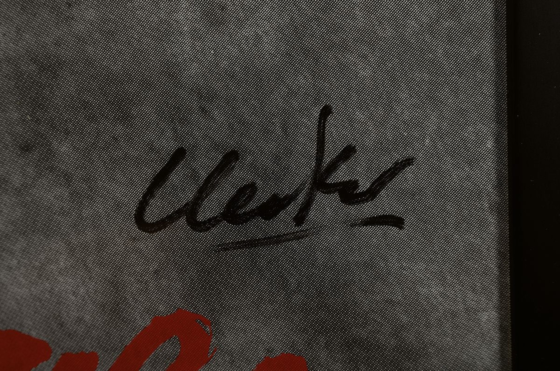 Detail a: Günther Uecker, geb. 1930, Offetlitho auf Papier, handsigniert, num. 30/35, aus 1995, Blattgr. 84 x 59.5 cm, unter Glas, Rahmen ca. 87 x 63 cm