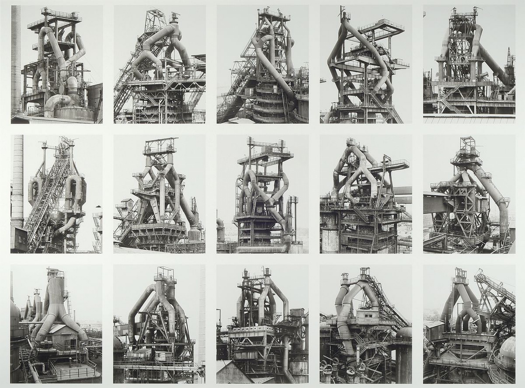 Bernd und Hilla Becher, Fotografie, Drucktechnik: hochwertiger Ditone Pigmentdruck auf dickem Fotopapier, rückseitig von Hilla Becher handsigniert: ...