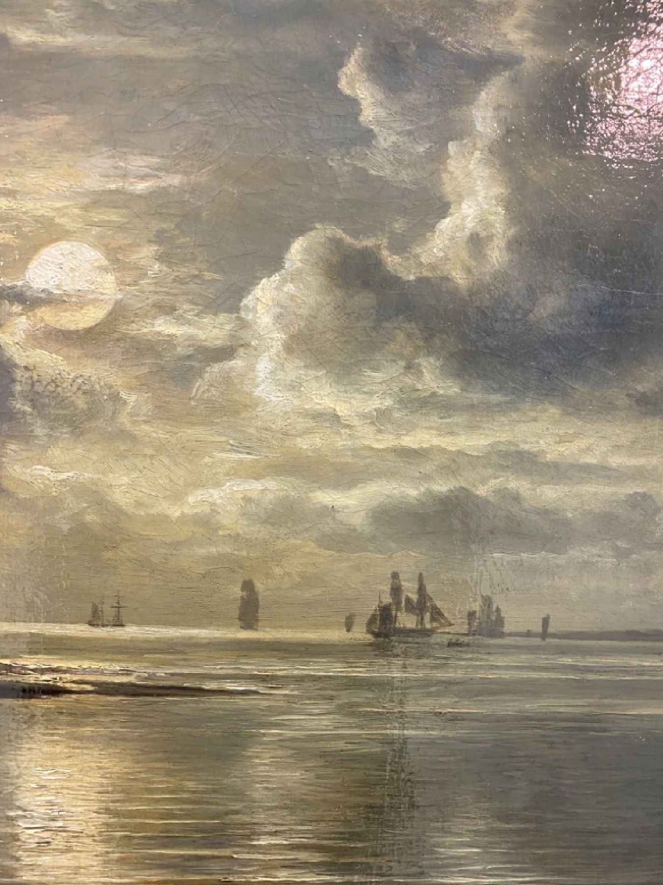 Detail f: Christian Ernst Bernhard Morgenstern, 1805 Hamburg - 1867 München,, deutscher Landschaftsmaler und bedeutender Vertreter des malerischen Realismus, ...