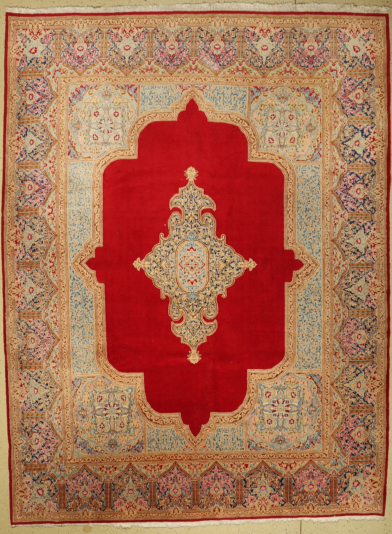 Kerman alt, Persien, ca. 50 Jahre, Wolle auf Baumwolle, ca. 383 x 287 cm, EHZ: 2-3