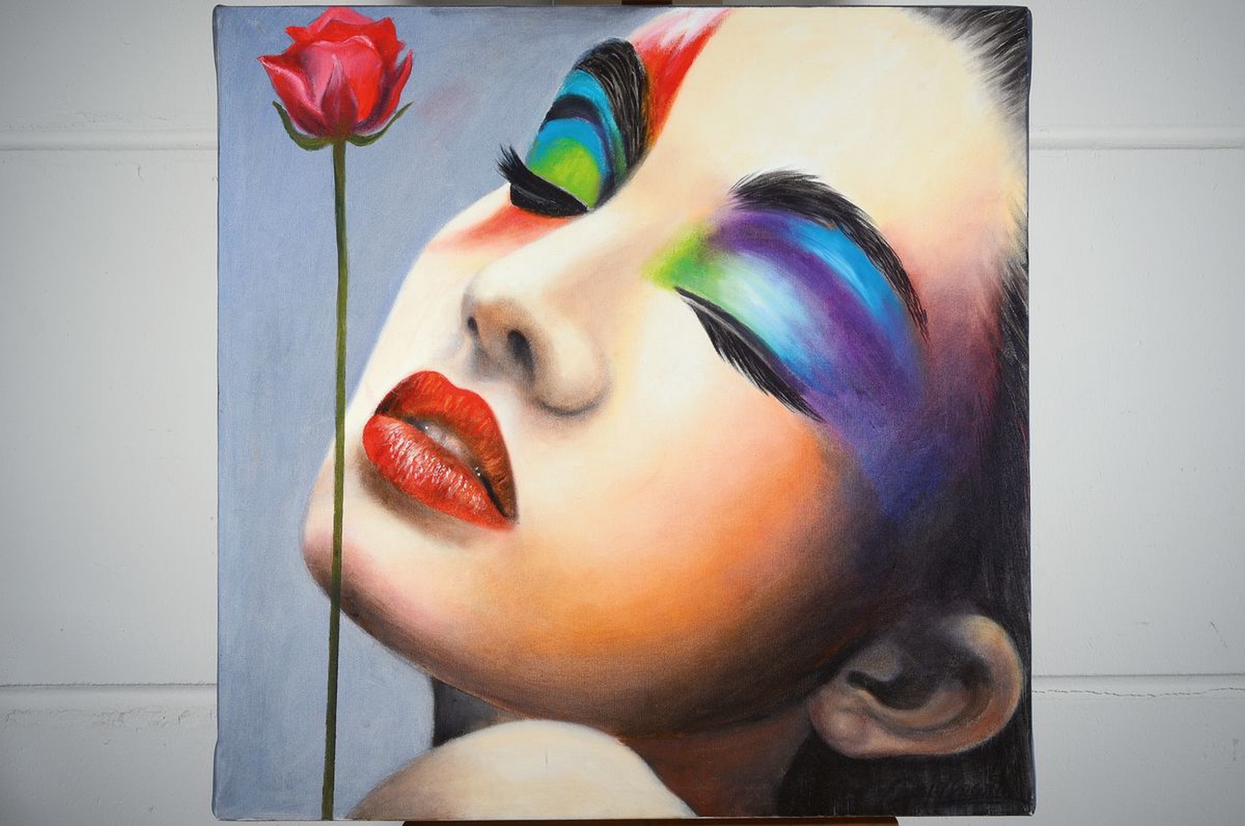 Detail k: Doris Zeidlewitz, geb. 1959, Studium am Städel in Frankfurt und an der Hochschule für Gestaltung Offenbach, Hier: "Lolita", aus der ...