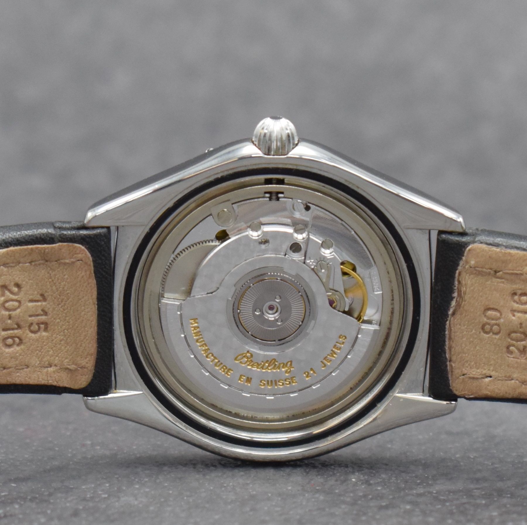 Detail f: BREITLING Antares World Herrenarmbanduhr mit 2er Zeitzone, Schweiz um 1995, Automatik, Ref. B 32047, verschr. Edelstahlgeh., Lünette m. verg. Reiter ...