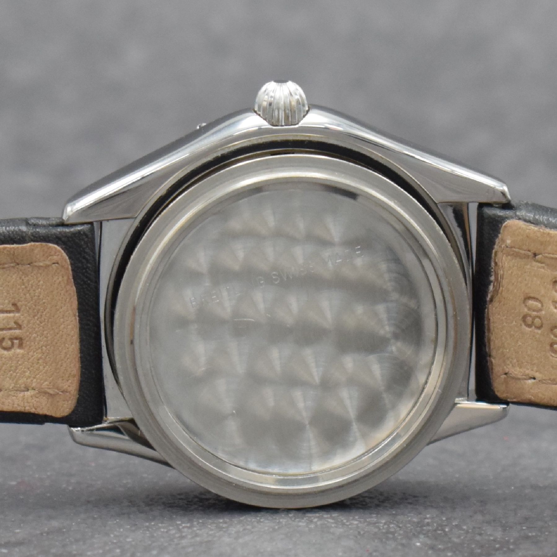 Detail h: BREITLING Antares World Herrenarmbanduhr mit 2er Zeitzone, Schweiz um 1995, Automatik, Ref. B 32047, verschr. Edelstahlgeh., Lünette m. verg. Reiter ...