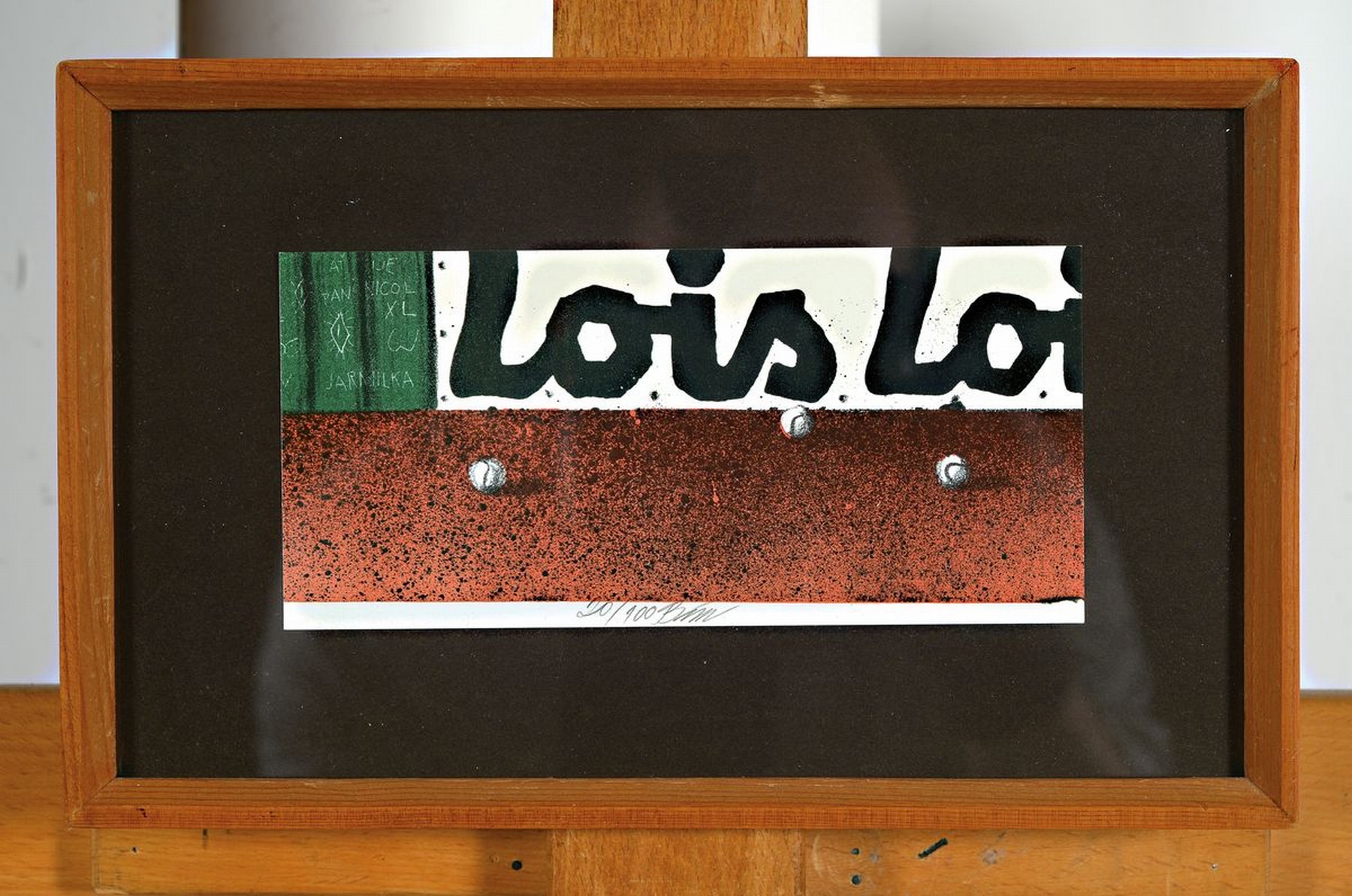 Detail k: Tomas Bim, geb. 1946, zeitgen. Prager Künstler, Hier: Konvolut aus 2 Farblithografien, je handsign., eins davon auch num. 20/100, je unter Glas ...