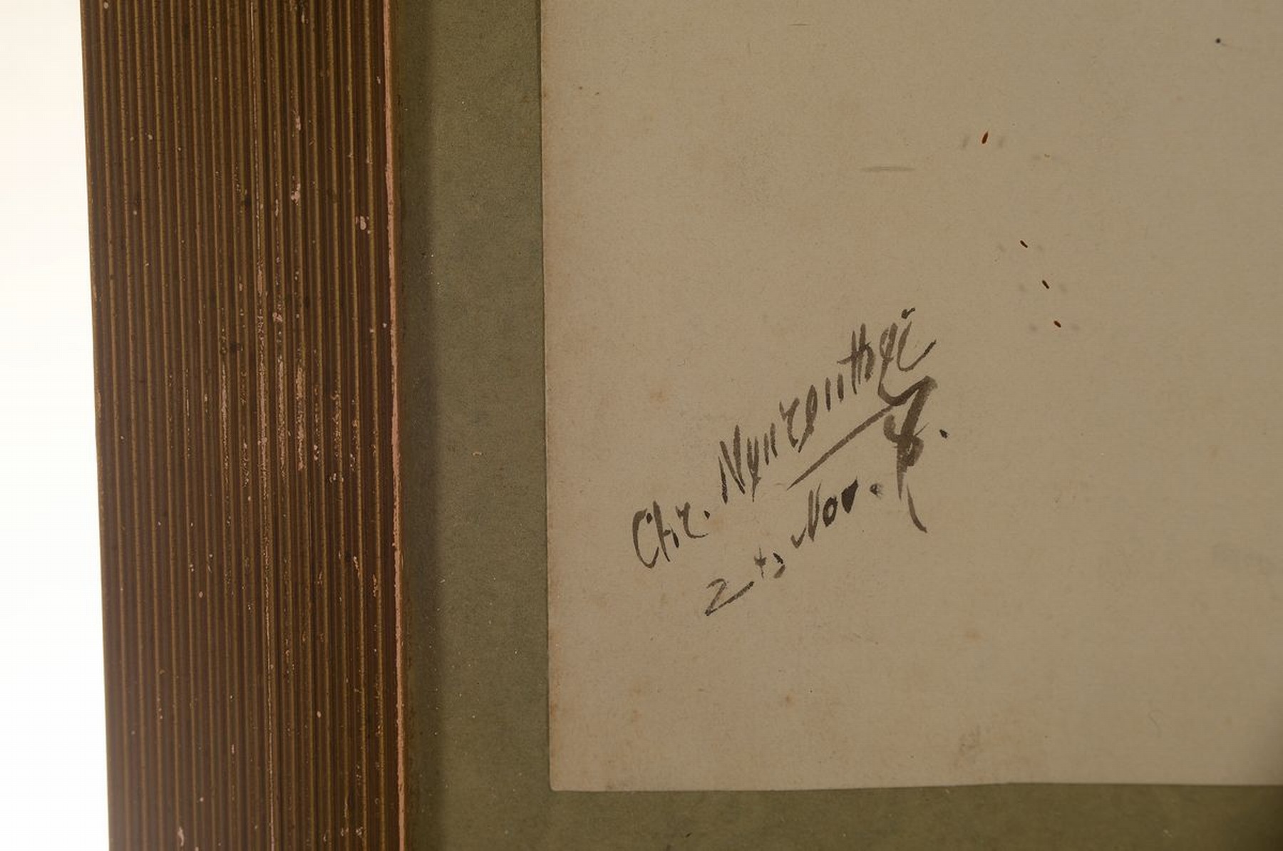 Detail b: Christian Neureuther, 1868 Untersotzbach-1921 Schlierbach, 4 Aquarelle: Stiefmütterchen in Vase, ca. 38x29cm; Blütenzweig, signiert und dat. 8, ca. ...