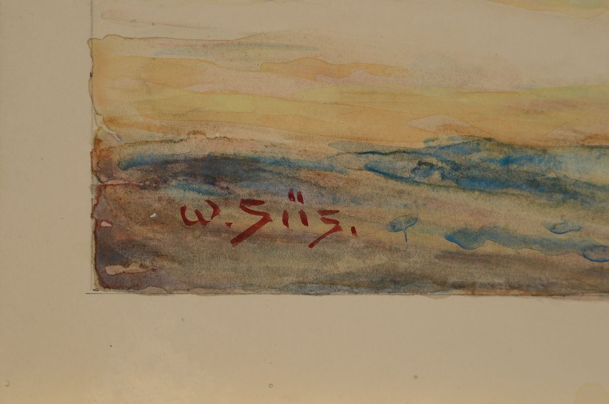 Detail b: Wilhelm Süs, 1861 Düsseldorf-1933 Mannheim, bekannt vor allem als Keramiker, gründete mit Hans Thoma die Staatl. Majolika Manufaktur Karlsruhe, ...