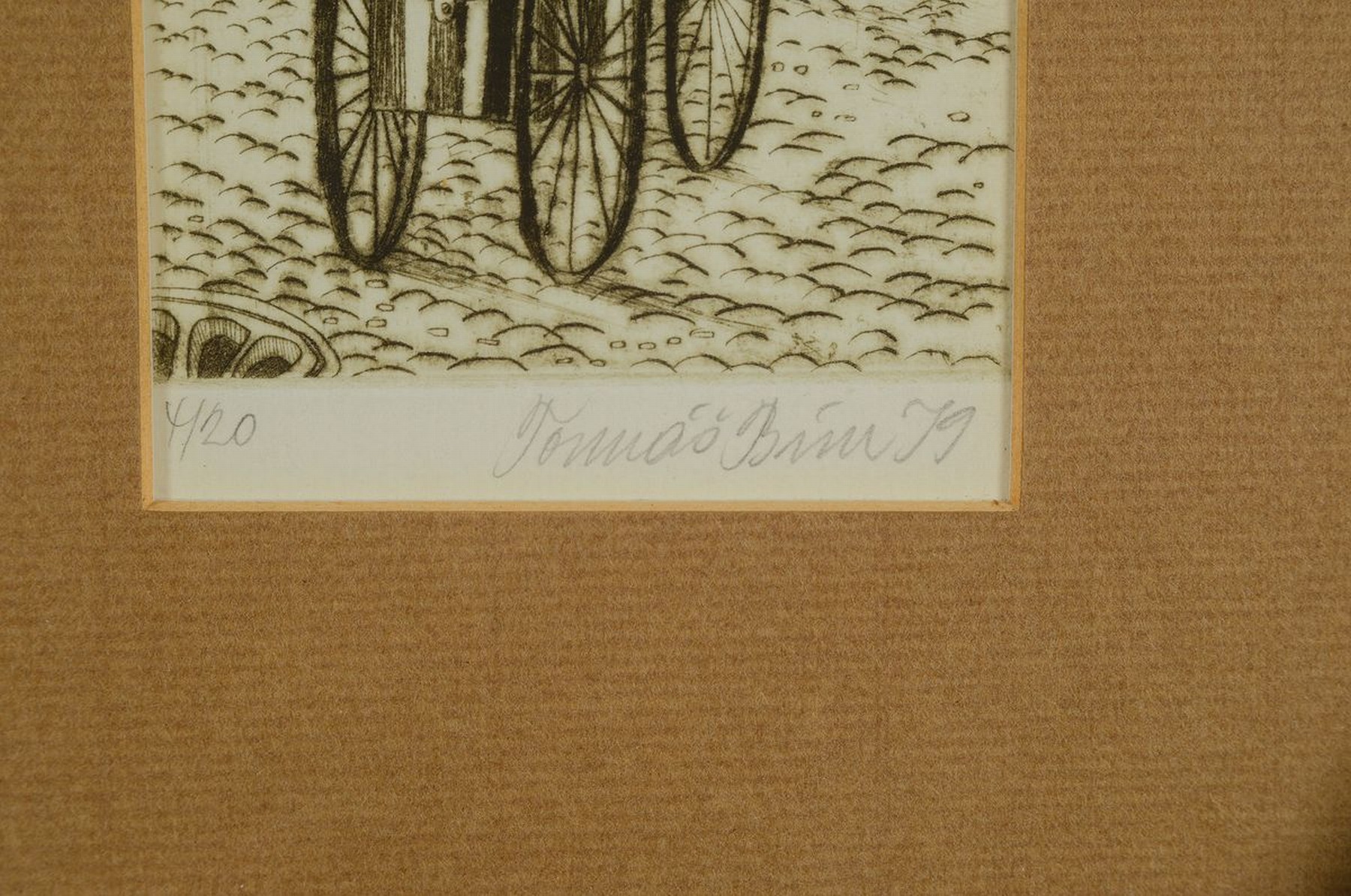 Detail e: Tomas Bim, geb. 1946, zeitgen. Prager Künstler, Konvolut aus 3 Farblithografien, je handsign., num., unter Glas gerahmt, ca. 32x21 cm, 26x20 cm, ...