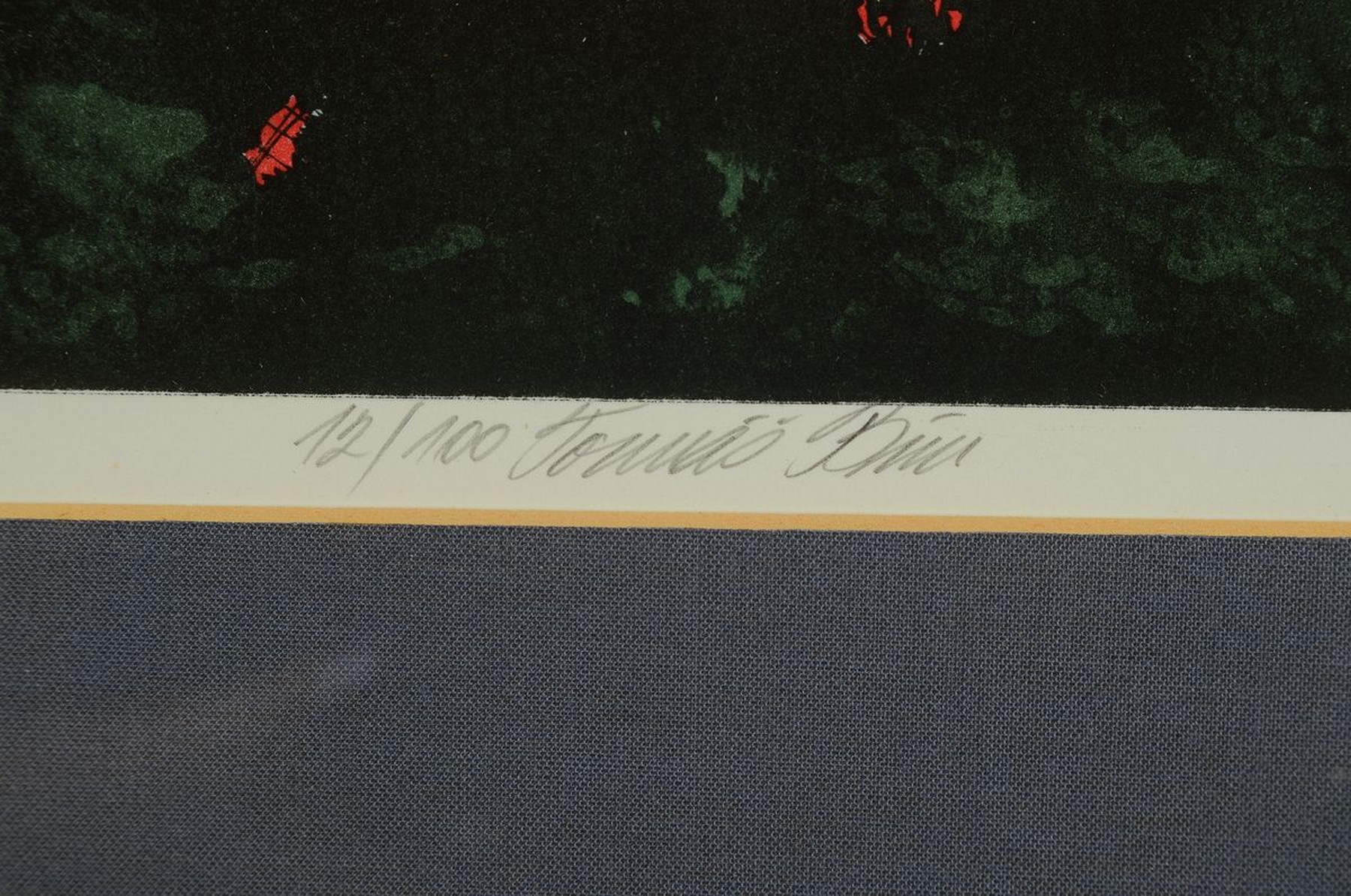 Detail m: Tomas Bim, geb. 1946, zeitgen. Prager Künstler, Konvolut aus 4 Farblithografien, je handsign., je num. unter Glas gerahmt, gesamt je ca. 38x31 cm